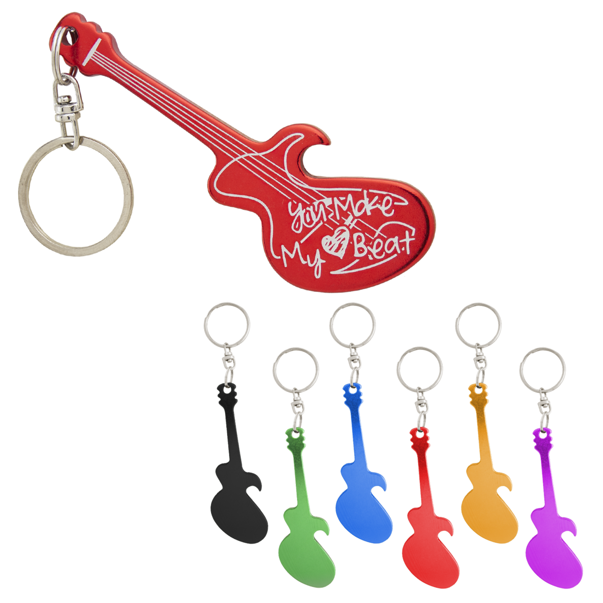 Electric Guitar Bottle Opener Keychain 041012 Branding Ideas Swag