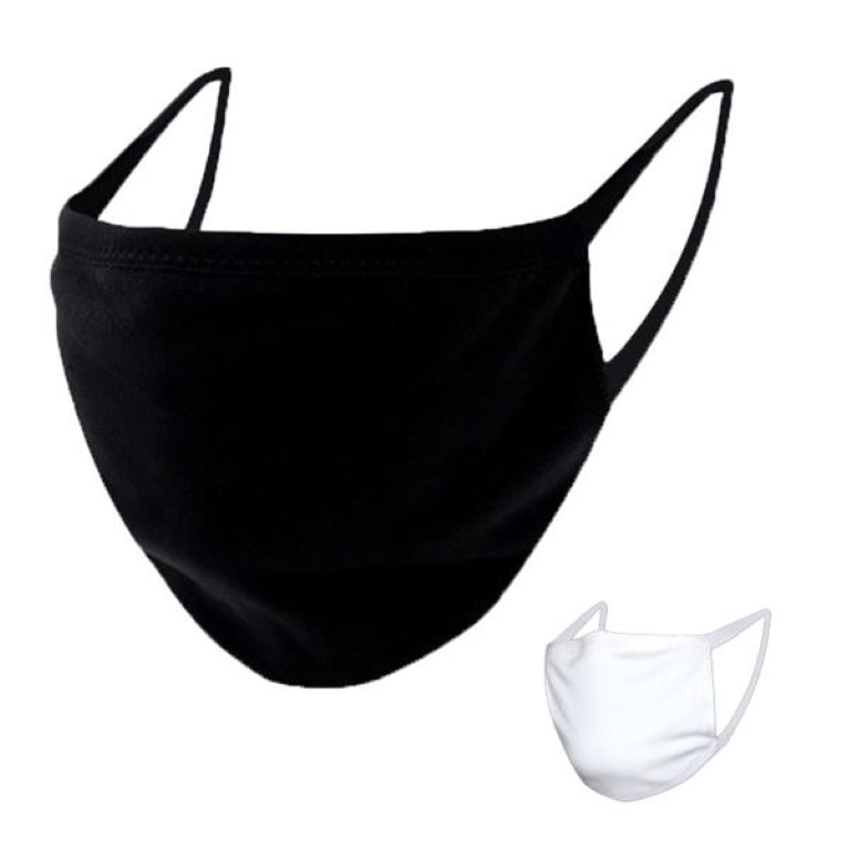 2 Layer Reusable Cotton Face Mask W/ Elastic Hoop