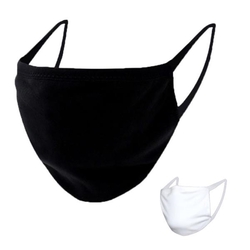 2 Layer Reusable Cotton Face Mask W/ Elastic Hoop