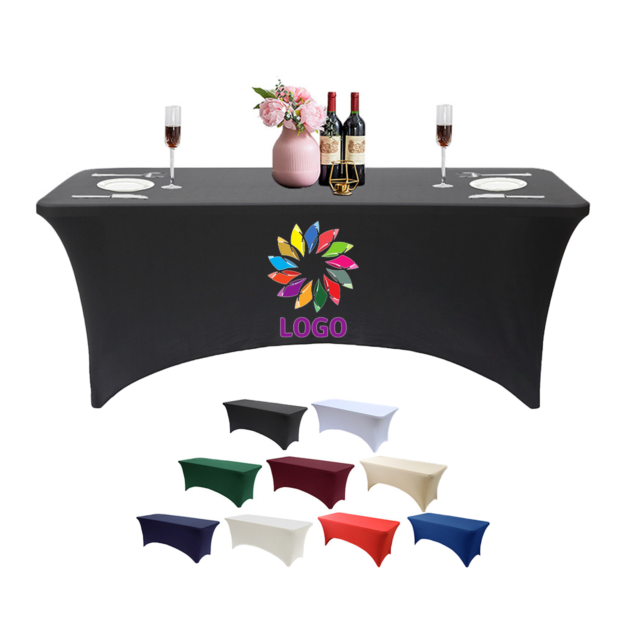 Multi-Color Tablecloths Available 5