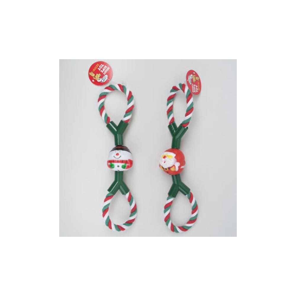 Rope Dog Toys - Christmas Assorted 3