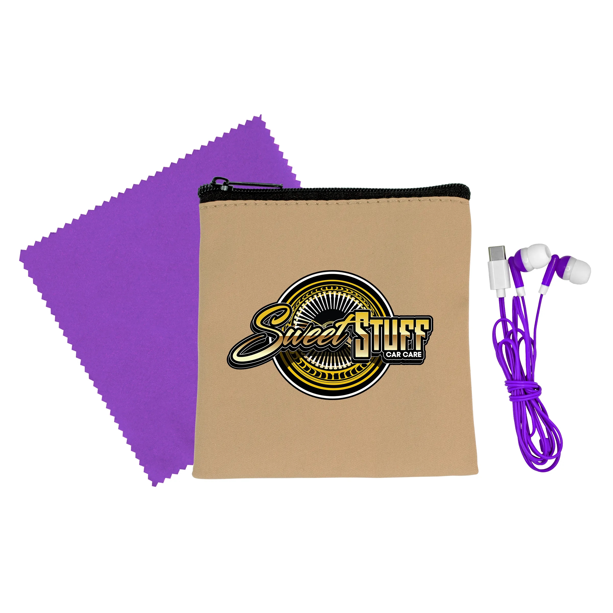 Executive Cloth & Ear Bud Set 4