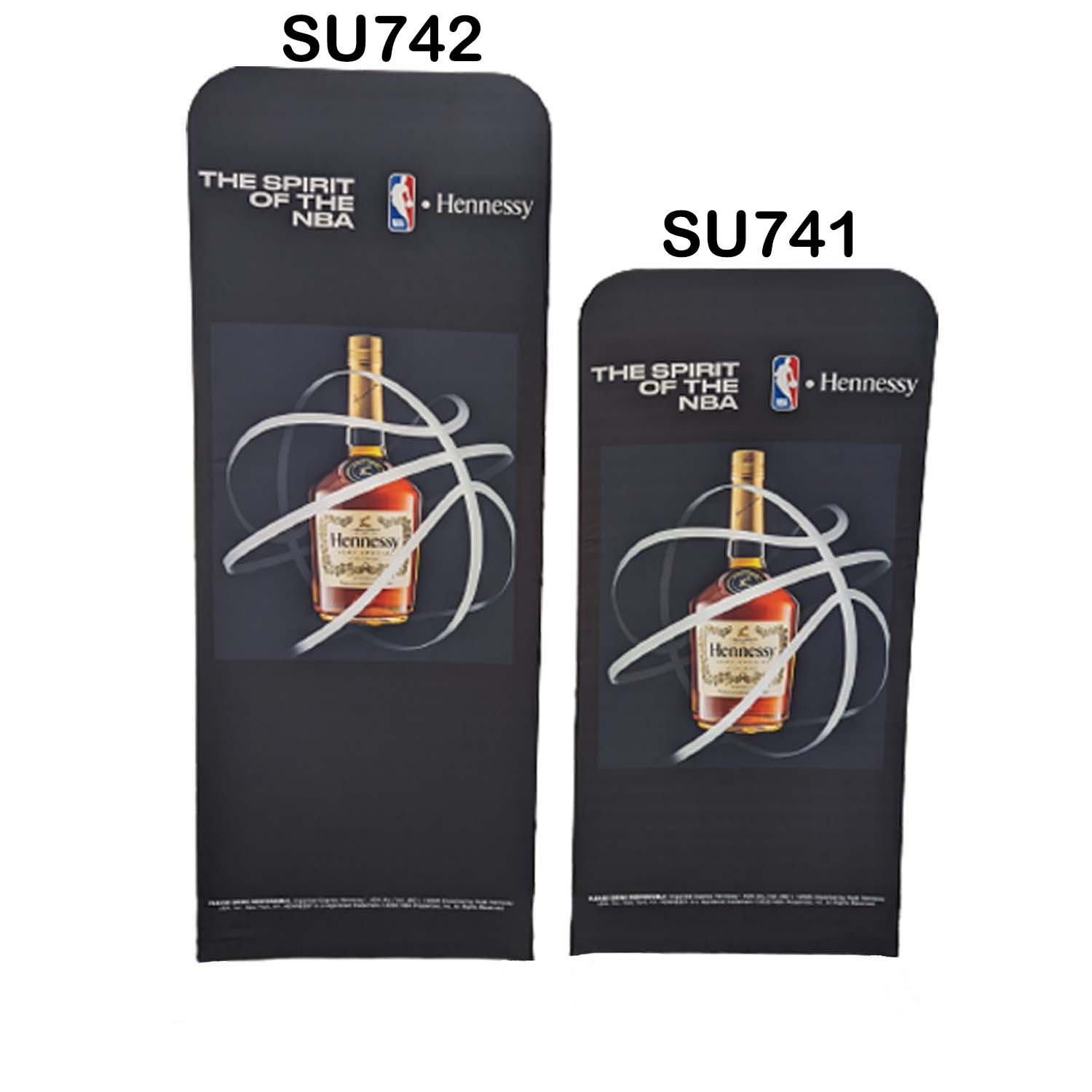 48Hr Quick Ship - Replacement Graphics Double Sided 3'W x 96"H EuroFit Tension Fabric Slip on Cover 10
