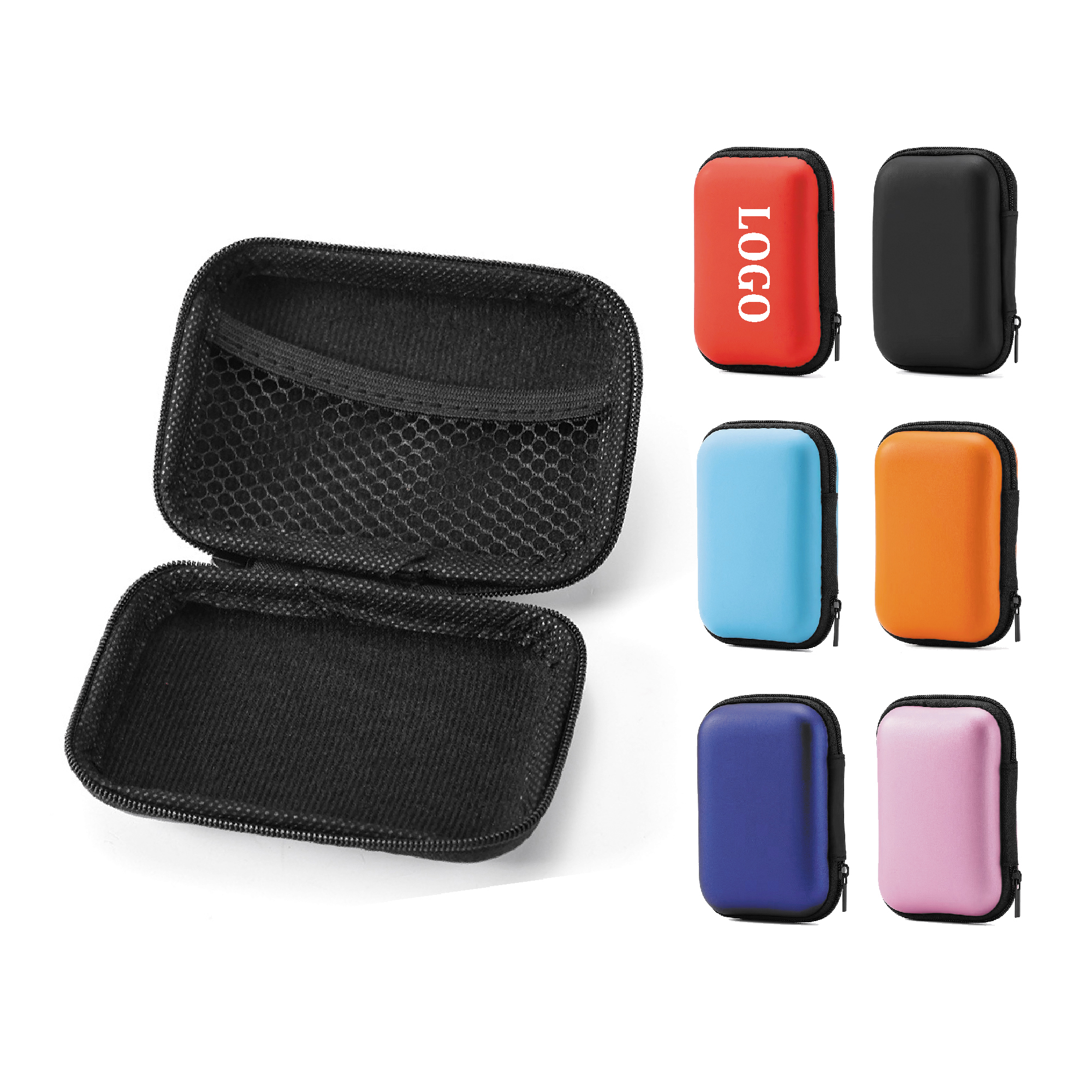 Eva Case Manufacture Travel Carrying Electronics Storage Organizer Case Eva Bag With Zipper 12