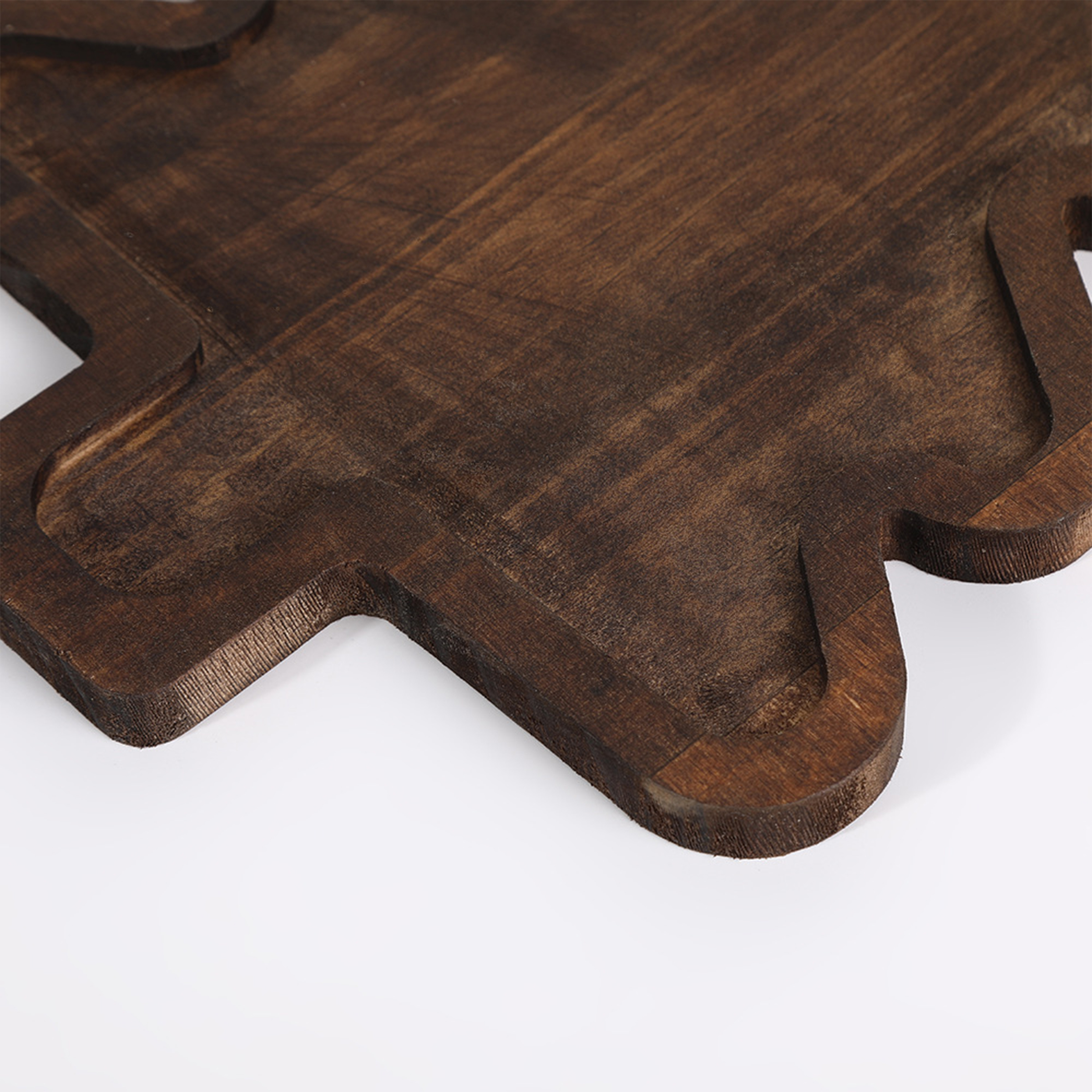 Holiday Wooden Tray Filled with Snacks and Christmas Treats 6