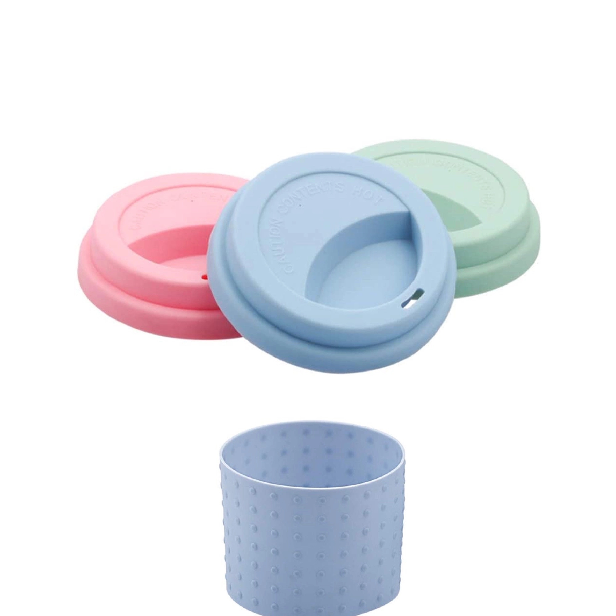 Wheat Straw Coffee Tea Mug with Silicone Lid MOQ 50PCS 11