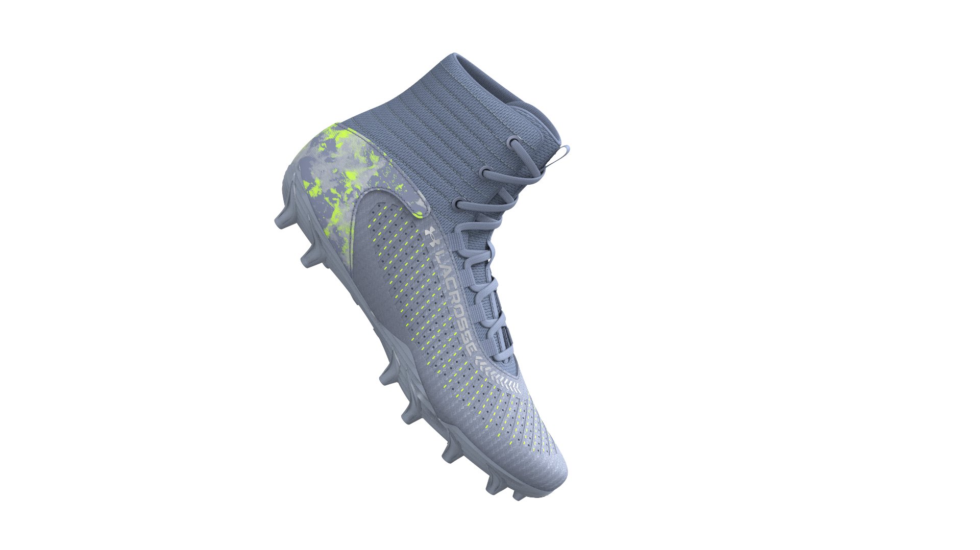 UA Highlight 2 MC Jr. Kids' Lacrosse Cleats 6
