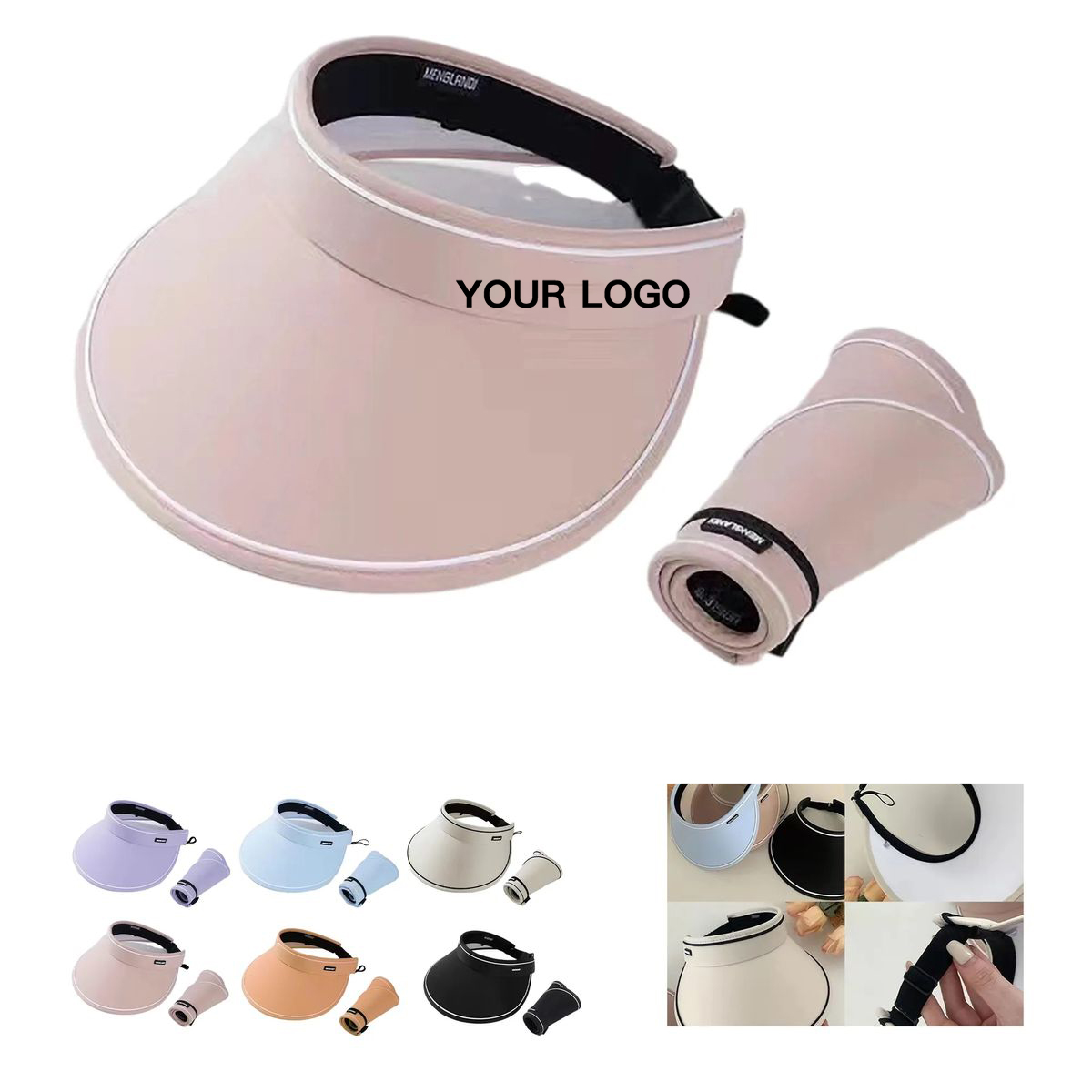 Ponytail Friendly Sun Visor Lightweight