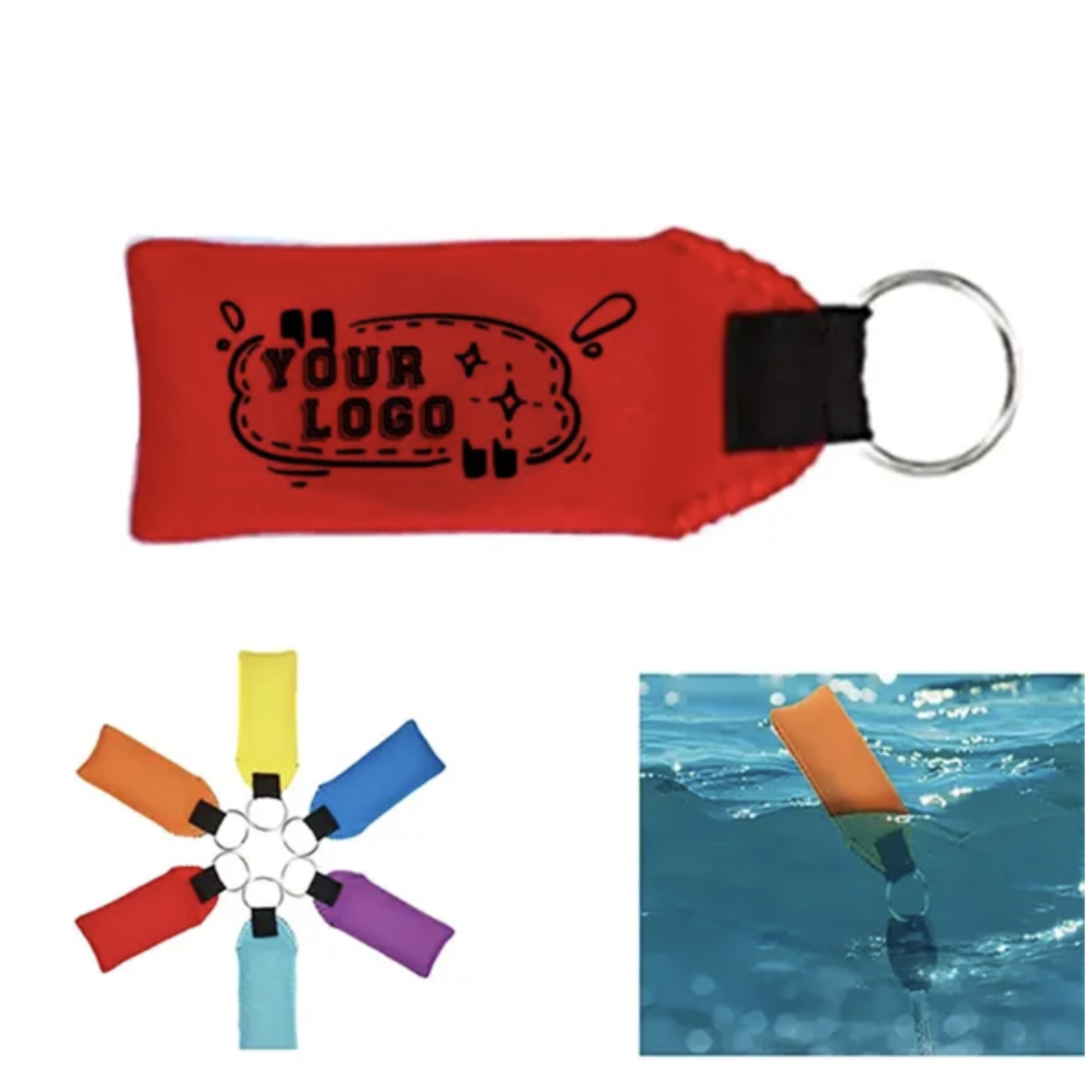 Floating Neoprene Keychain