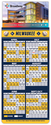 Magna-Card Business Card Magnet - Baseball Schedules (3.5 x 9)