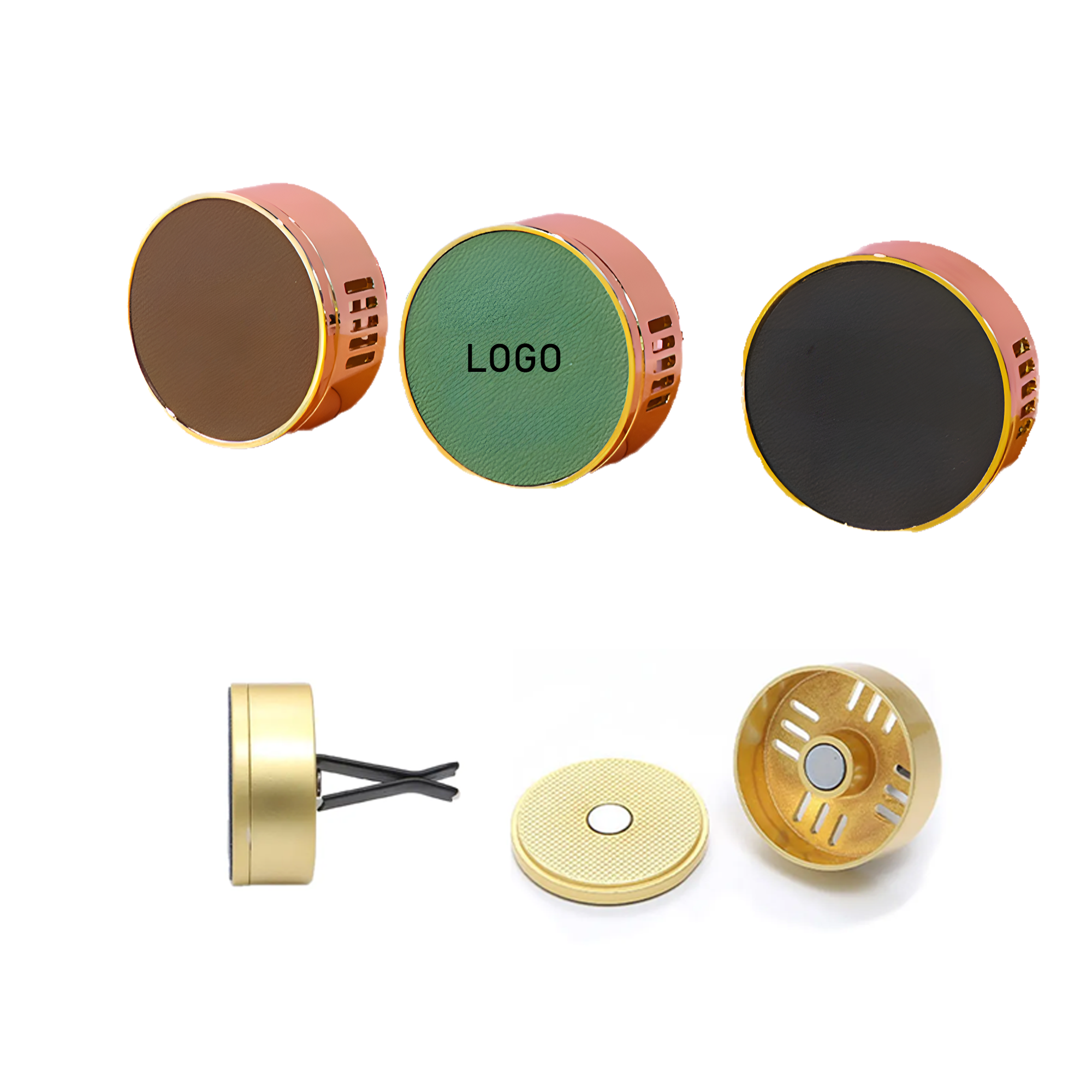 Custom Zinc Alloy Car Aromatherapy Clip 4
