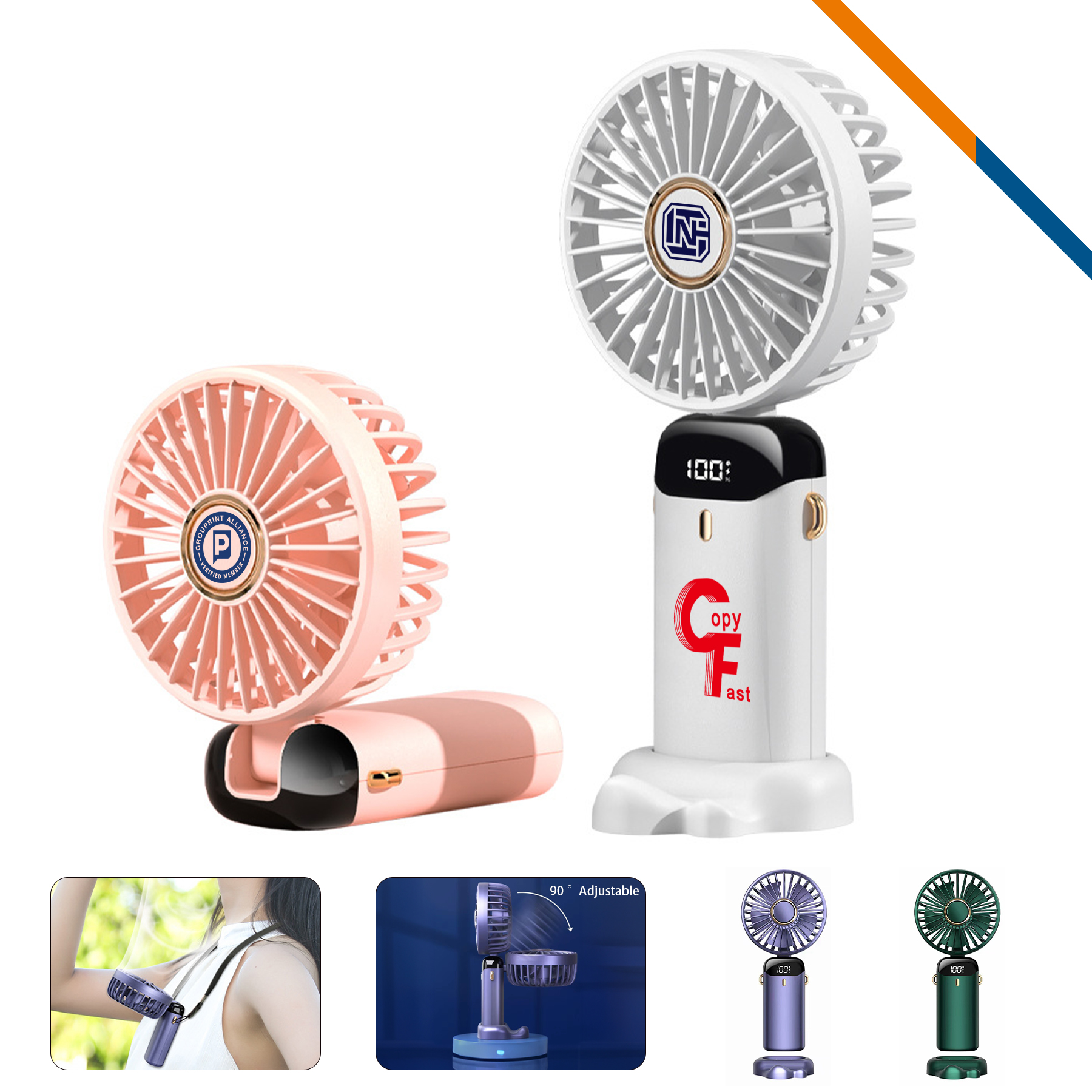 Crystal Handheld Fan