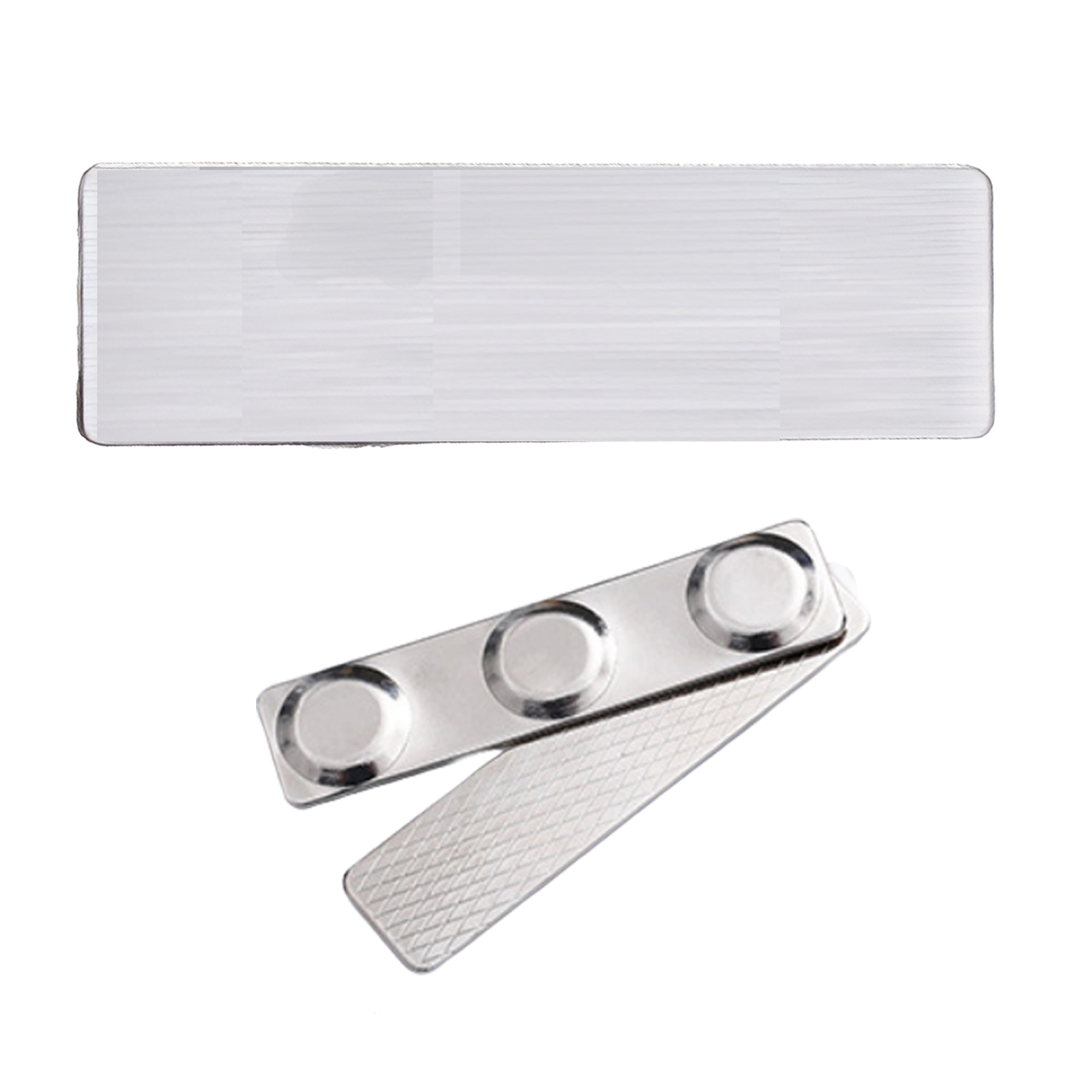 MOQ 20 PCS Stylish Stainless Steel Magnetic Name Tag 6