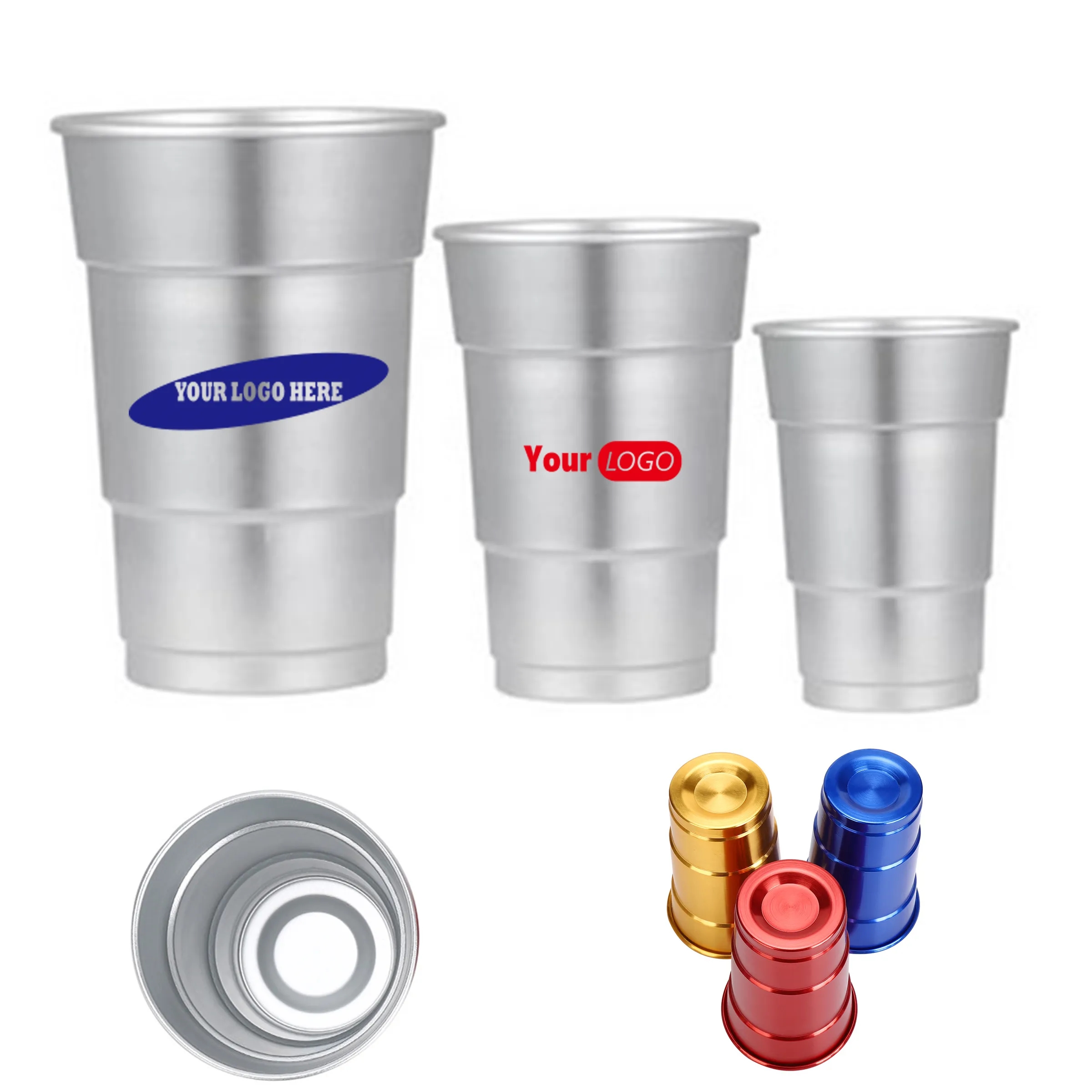 16 oz Disposable Aluminum Cup 6