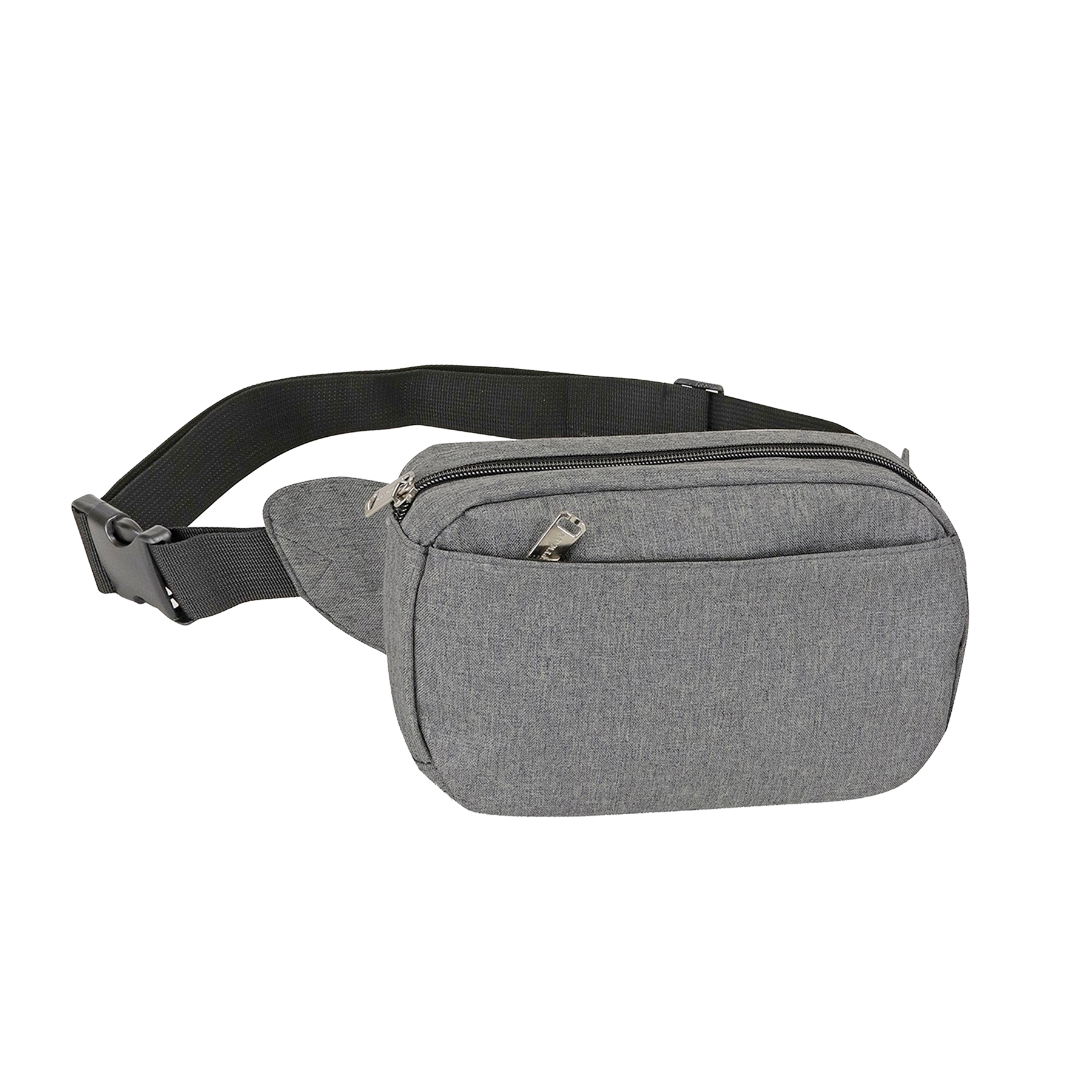 Heather Rounded 3 Pockets Fanny Pack 14