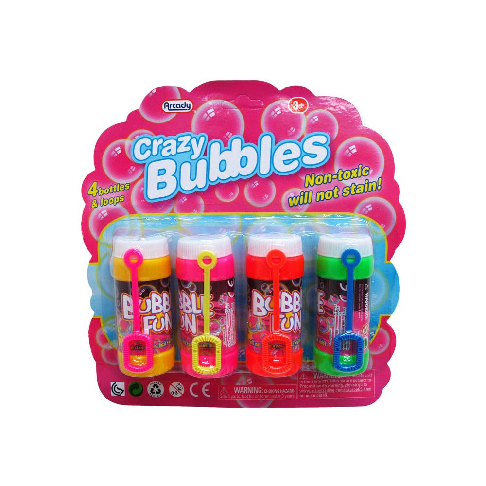 Bubble Bottles & Wand Set 4-Pack 3