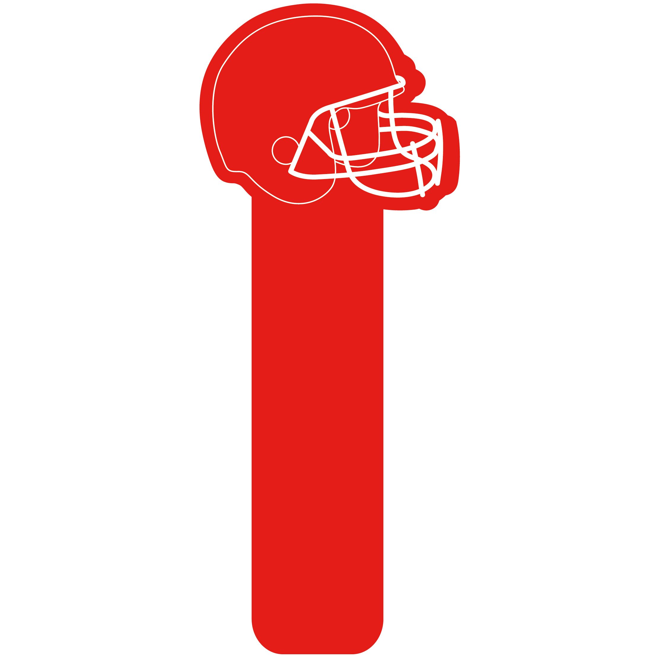 Football Helmet Stick Waver 50