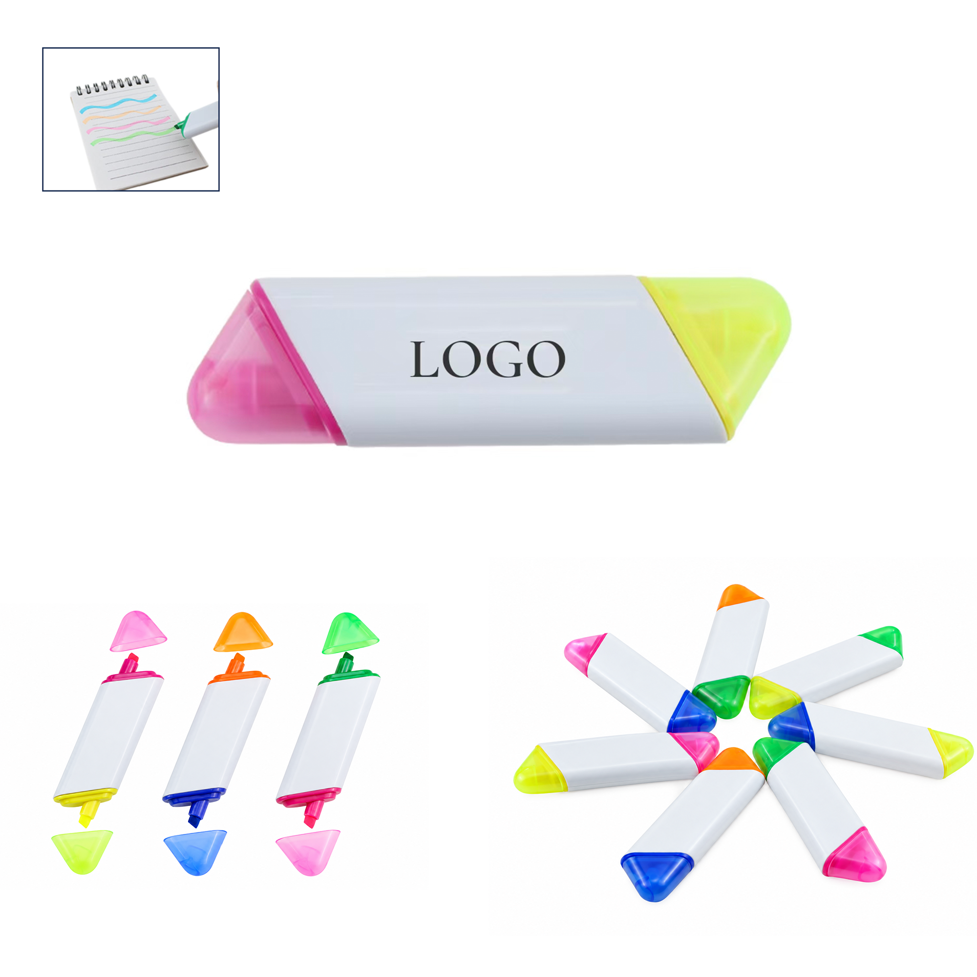 Dual Tip Fluorescent Highlighter 2