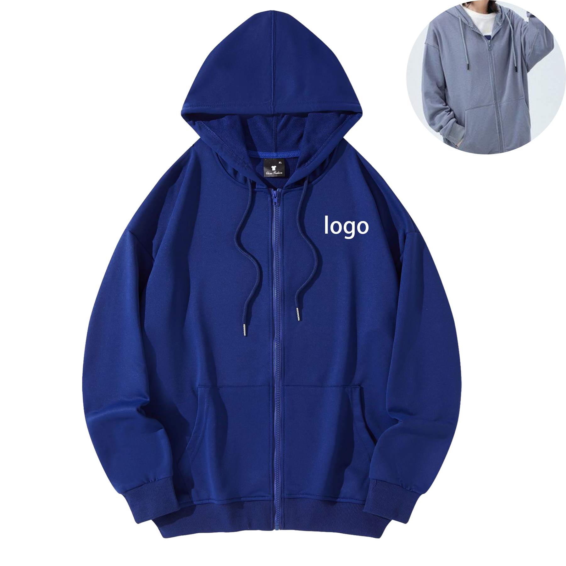 Full Zip Up Hoodie