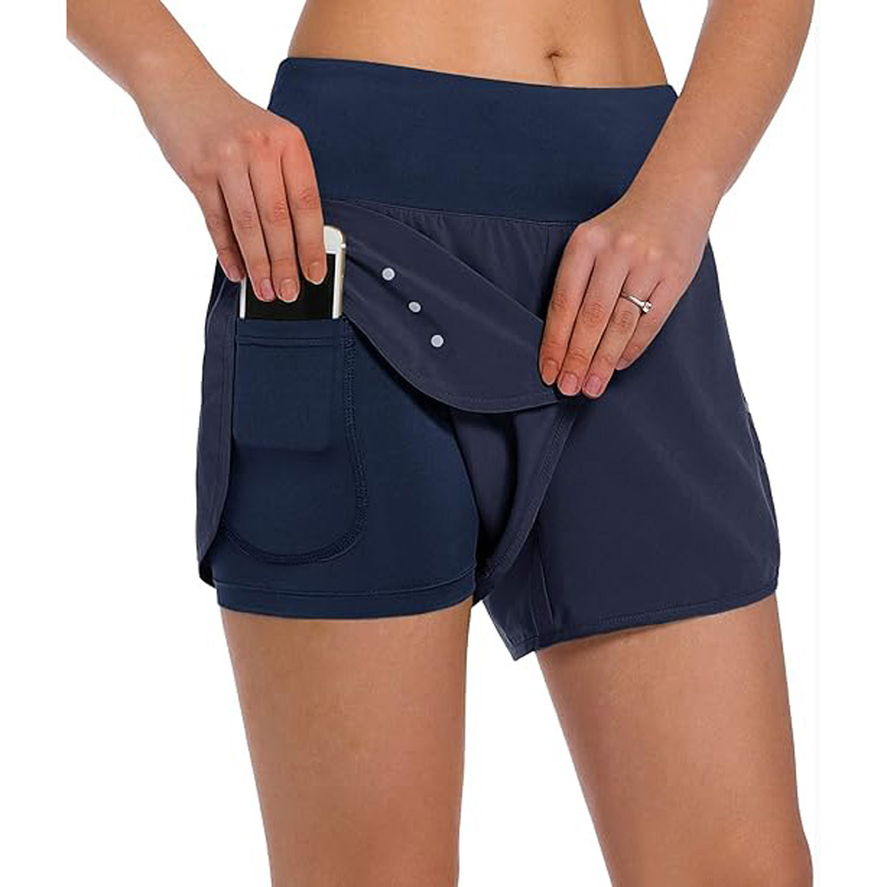 Women’s 2 in 1 Running Shorts 18