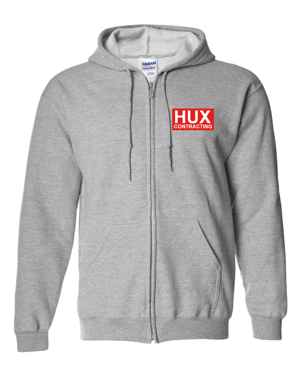 Hooded Zippered Sweatshirt