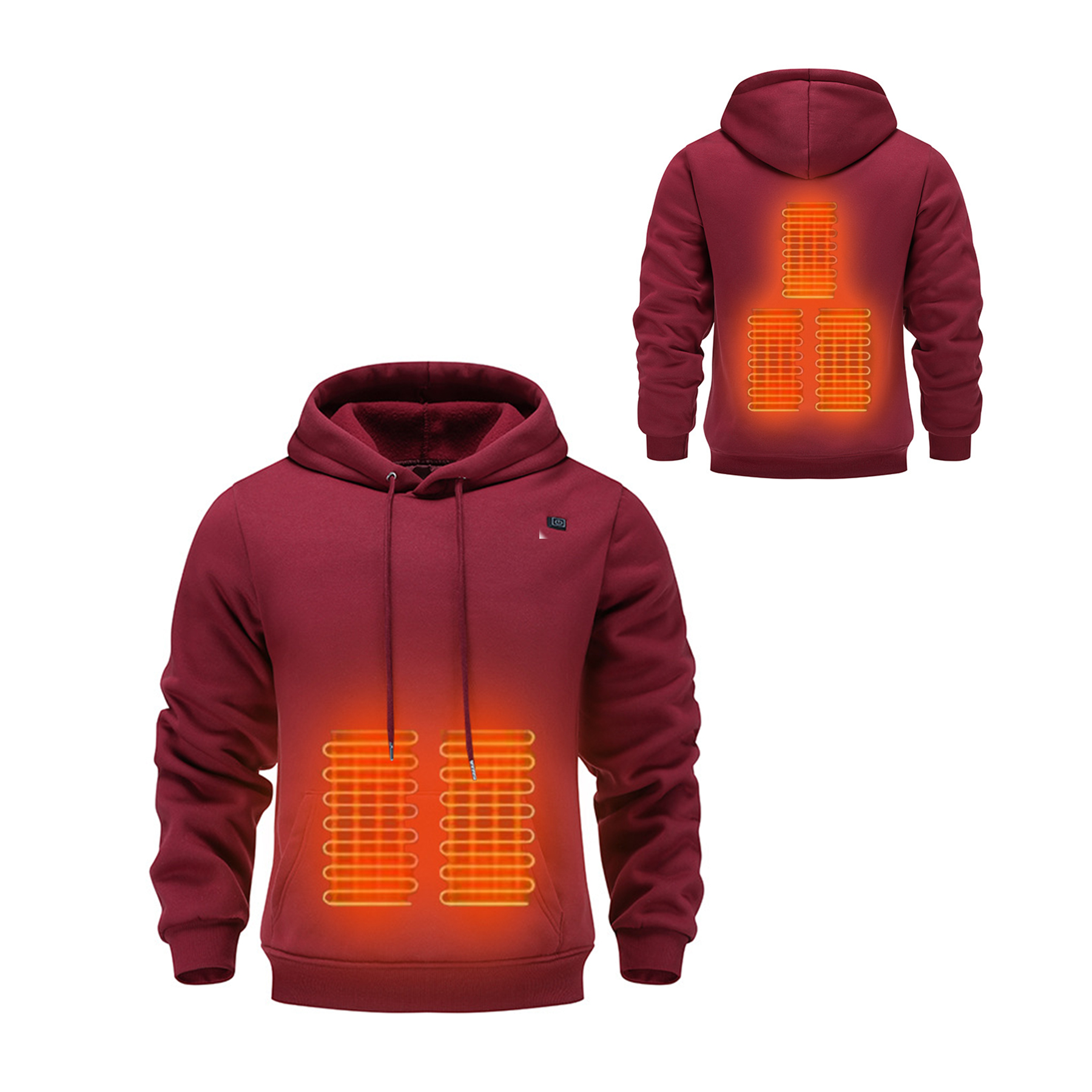 Unisex Heated Hoodie Sweatshirt, custom hoodie or sweatshirt with logo imprint 17