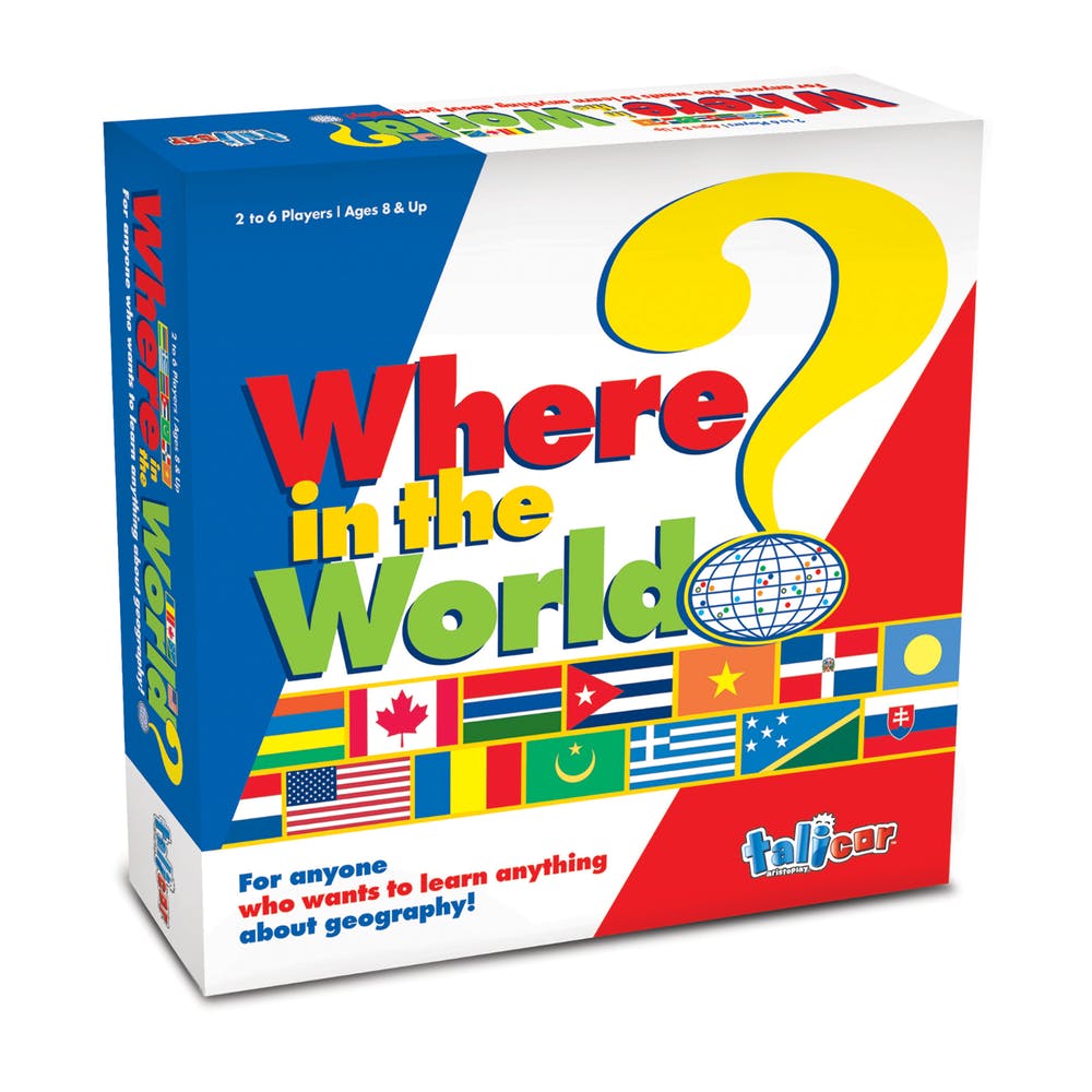 Where in the World Geography Games - Ages 8+ 2-6 Players 3