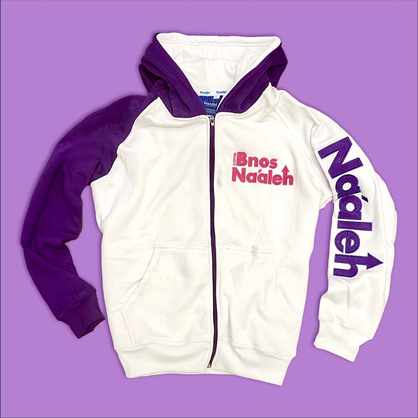 Custom Cotton Hoodie (Zip Up), custom hoodie or sweatshirt with logo imprint 9