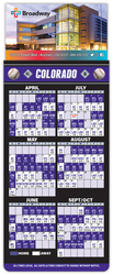 Magna-Card Business Card Magnet - Baseball Schedules (3.5 x 9)