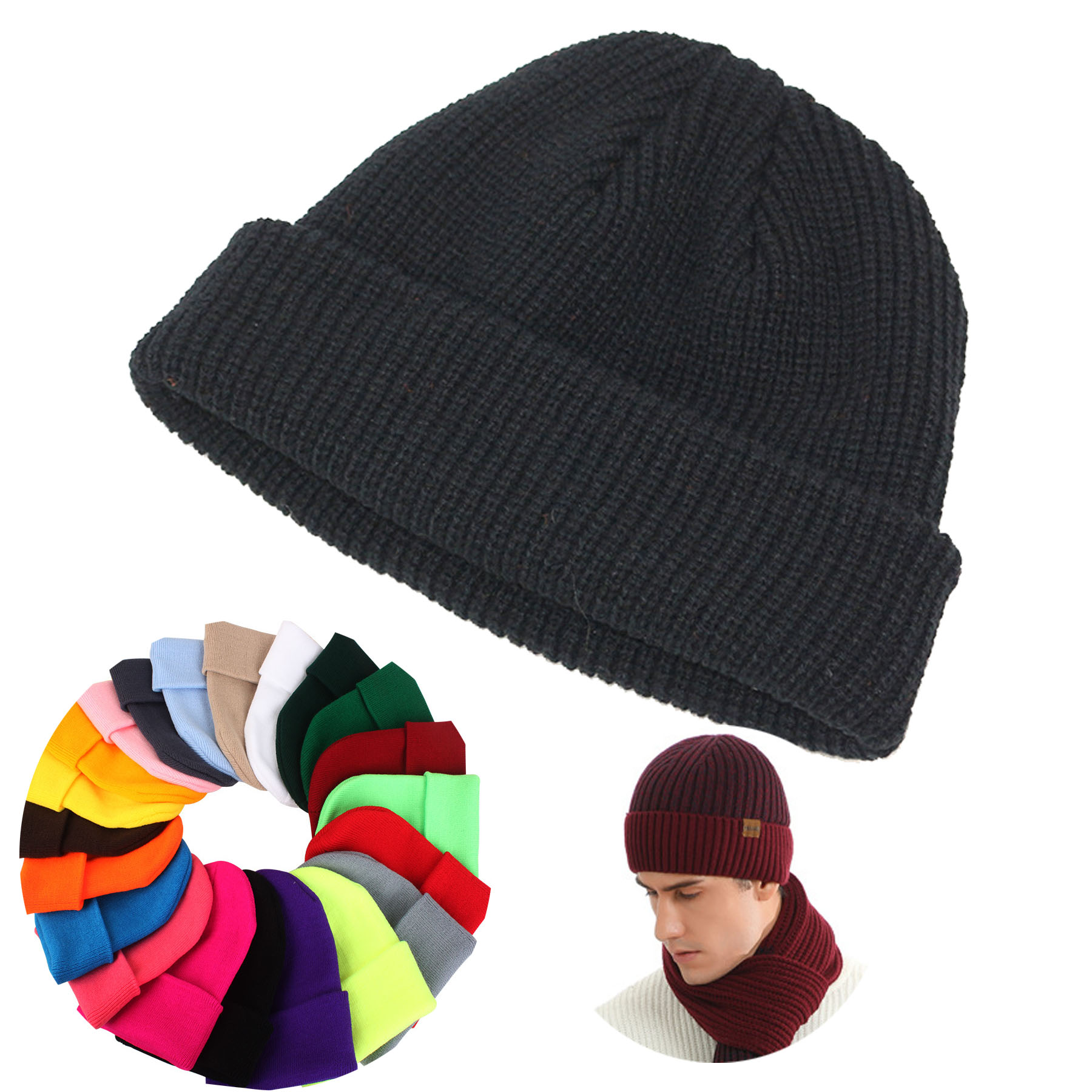 Knit Beanie Cap