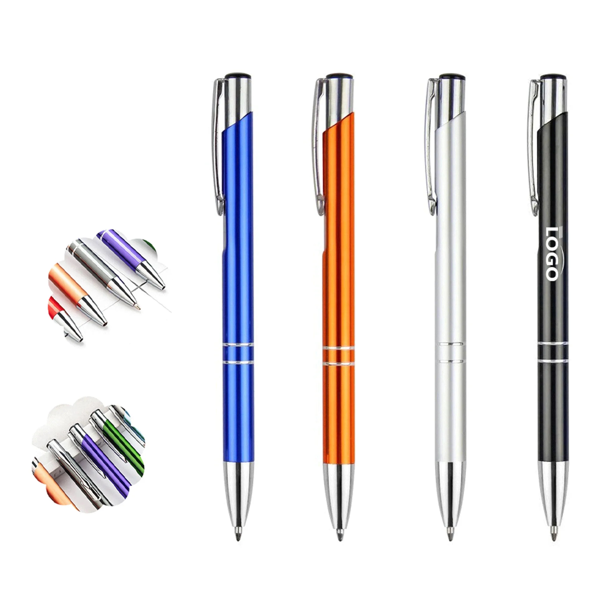 Metal Press Ballpoint Pen MOQ 100PCS 2