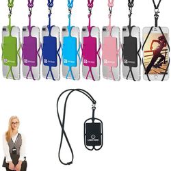 Silicone Lanyard With Phone Holder & Wallet