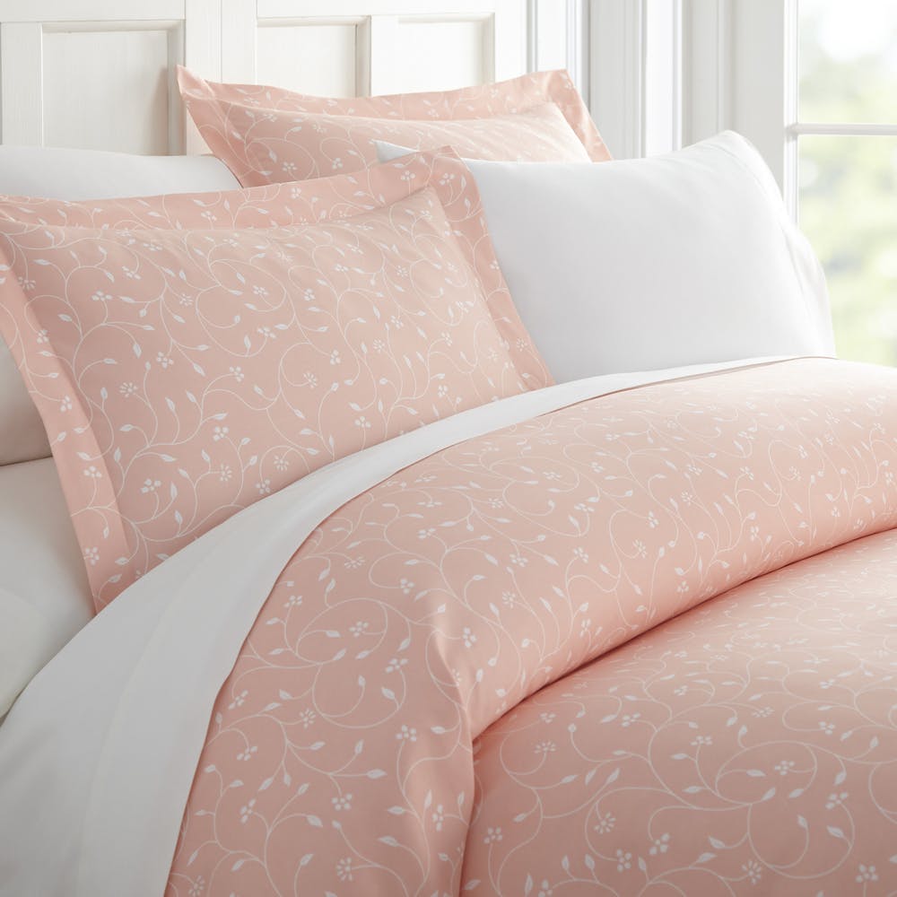 Duvet Cover Sets - Pink Bud Queen 3 Piece, promotional household item with logo imprint 3