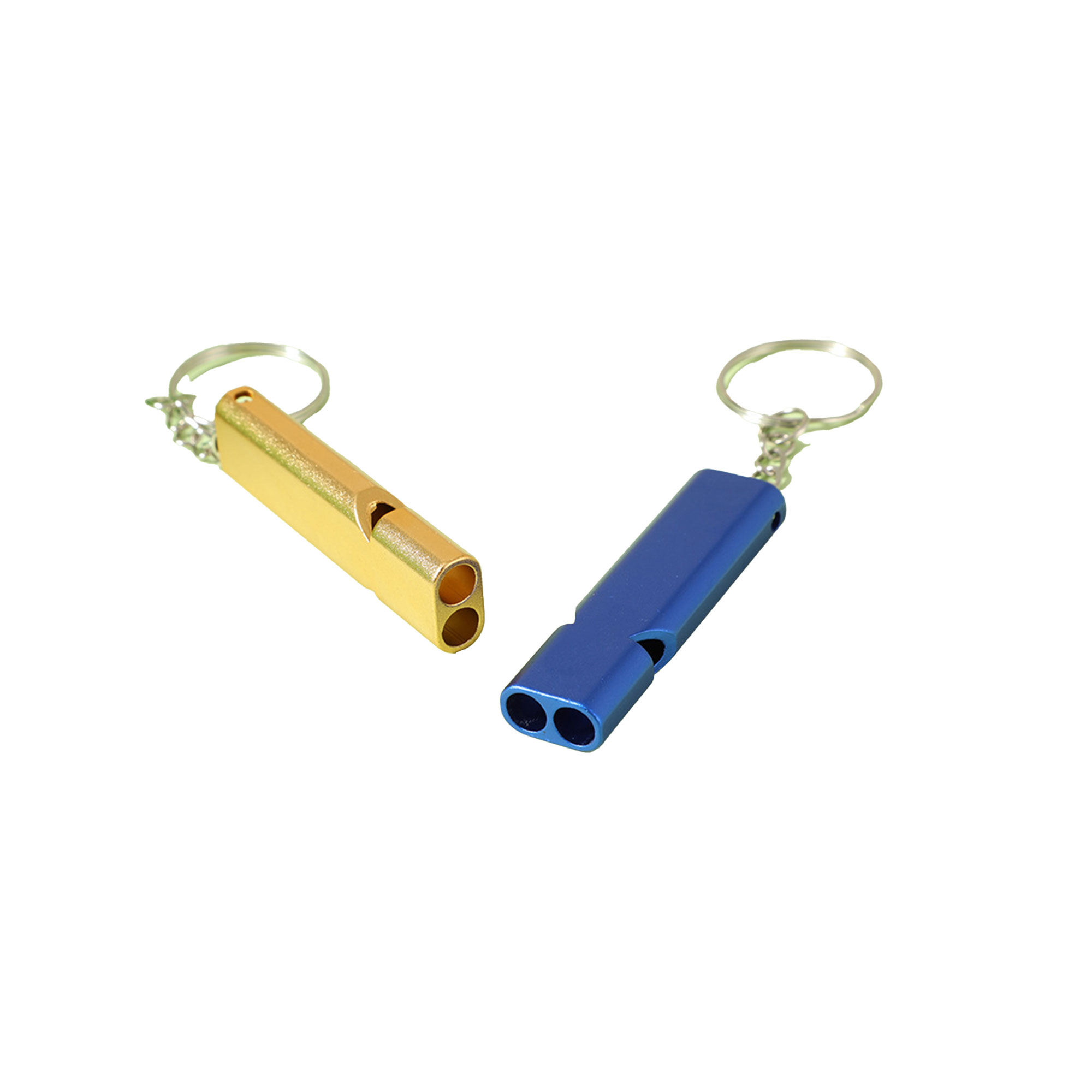 Multi-Color Metal Survival Whistle Keychain For Outdoor 5