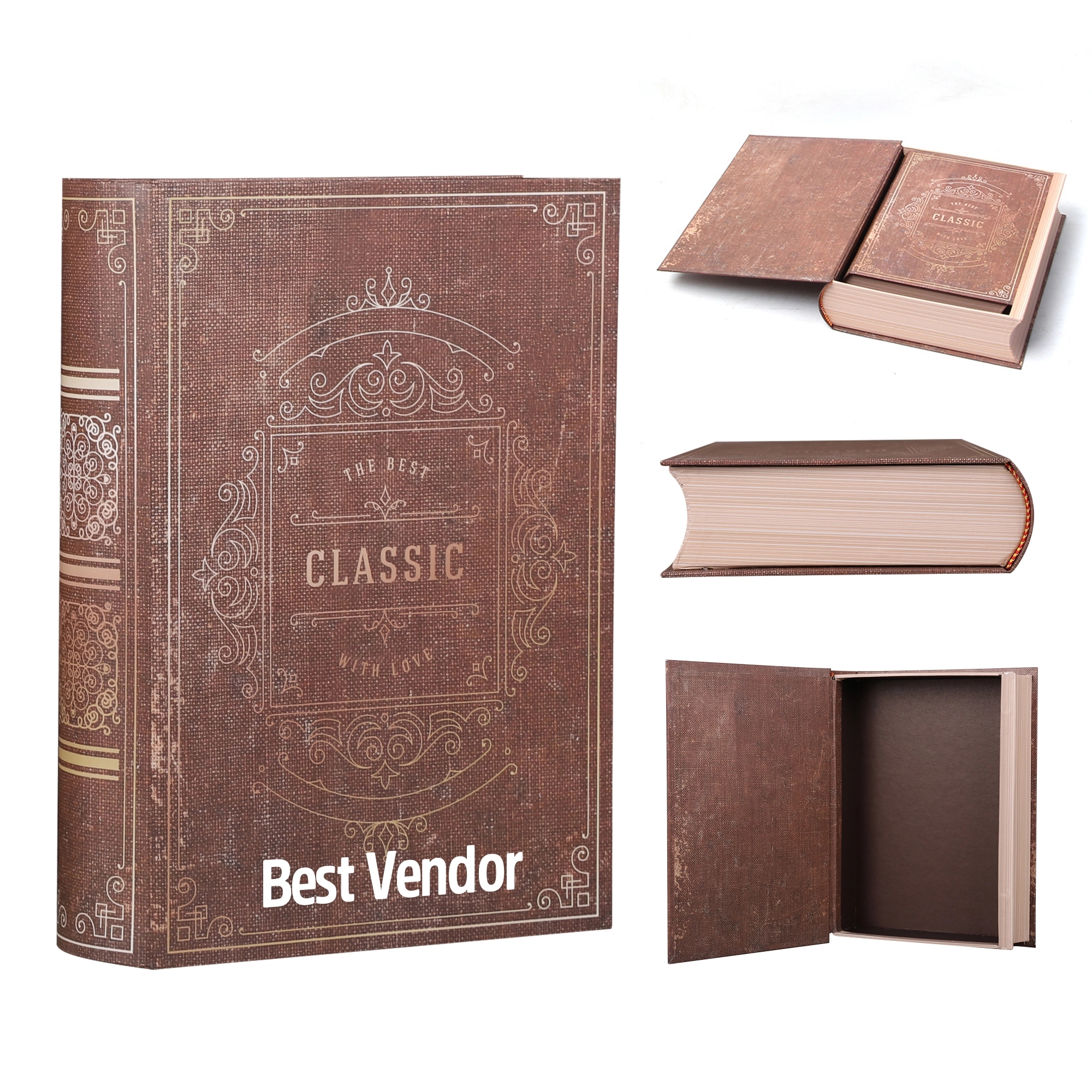 Decorative Vintage Book Box
