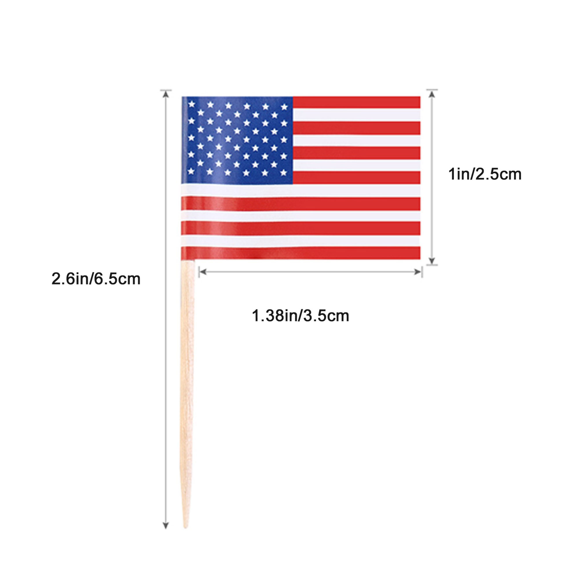 Custom Full Color Toothpick Flag 1