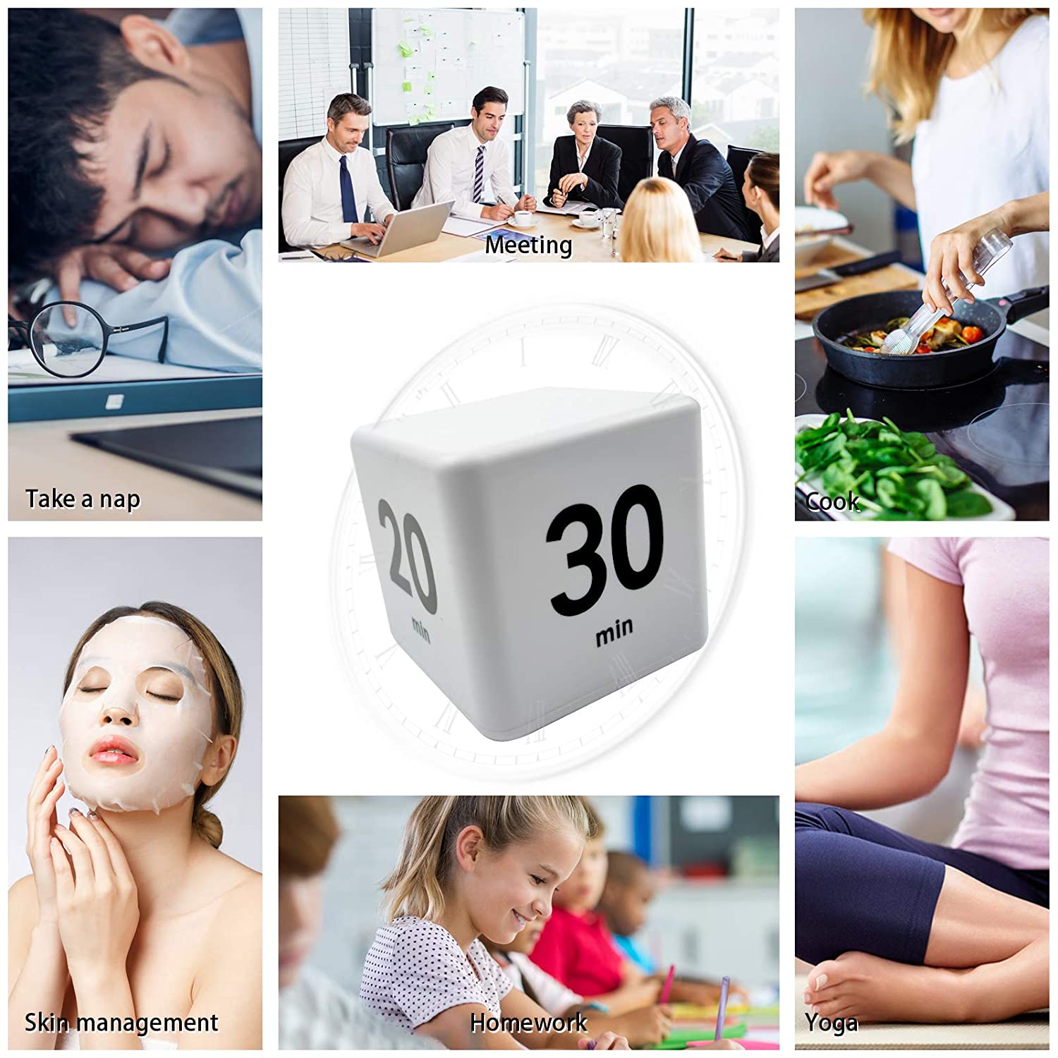 Flip Cube Timer Productivity And Time Management Tool 14
