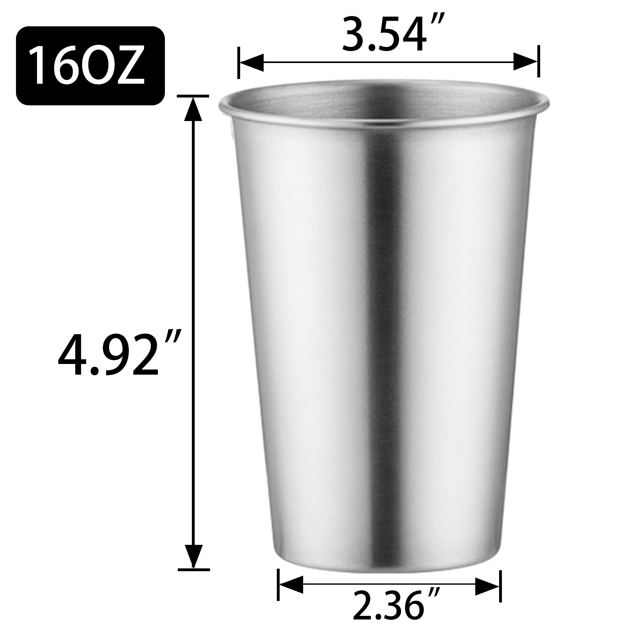 17oz SUS304 Stainless Steel Beer Cup 2