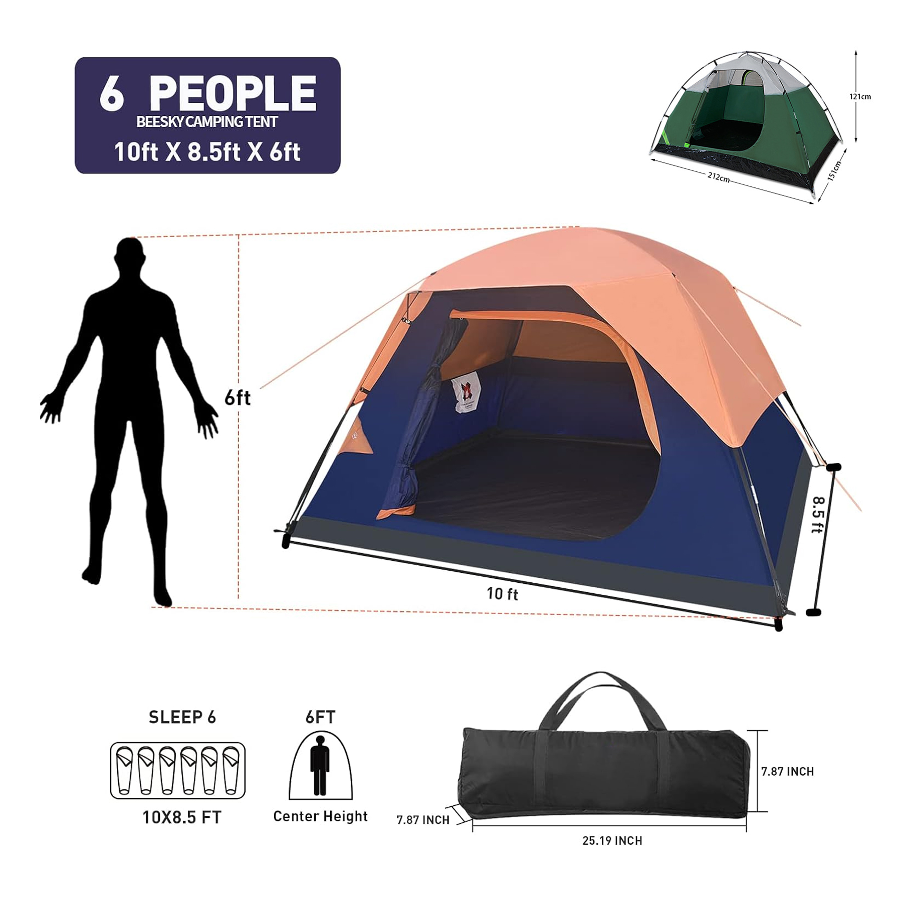 Waterproof Camping Tent 6