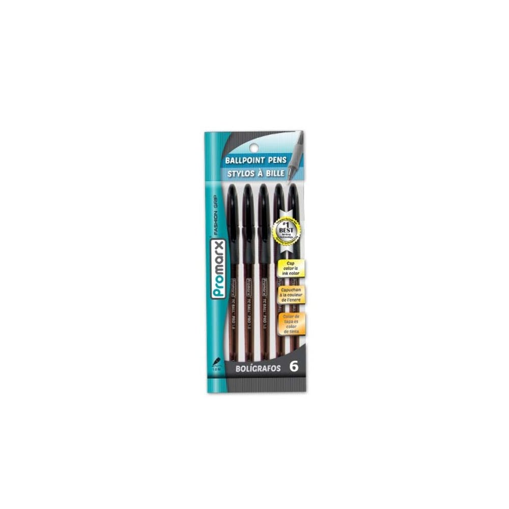 Black Ballpoint Pens - 6 Pack 3