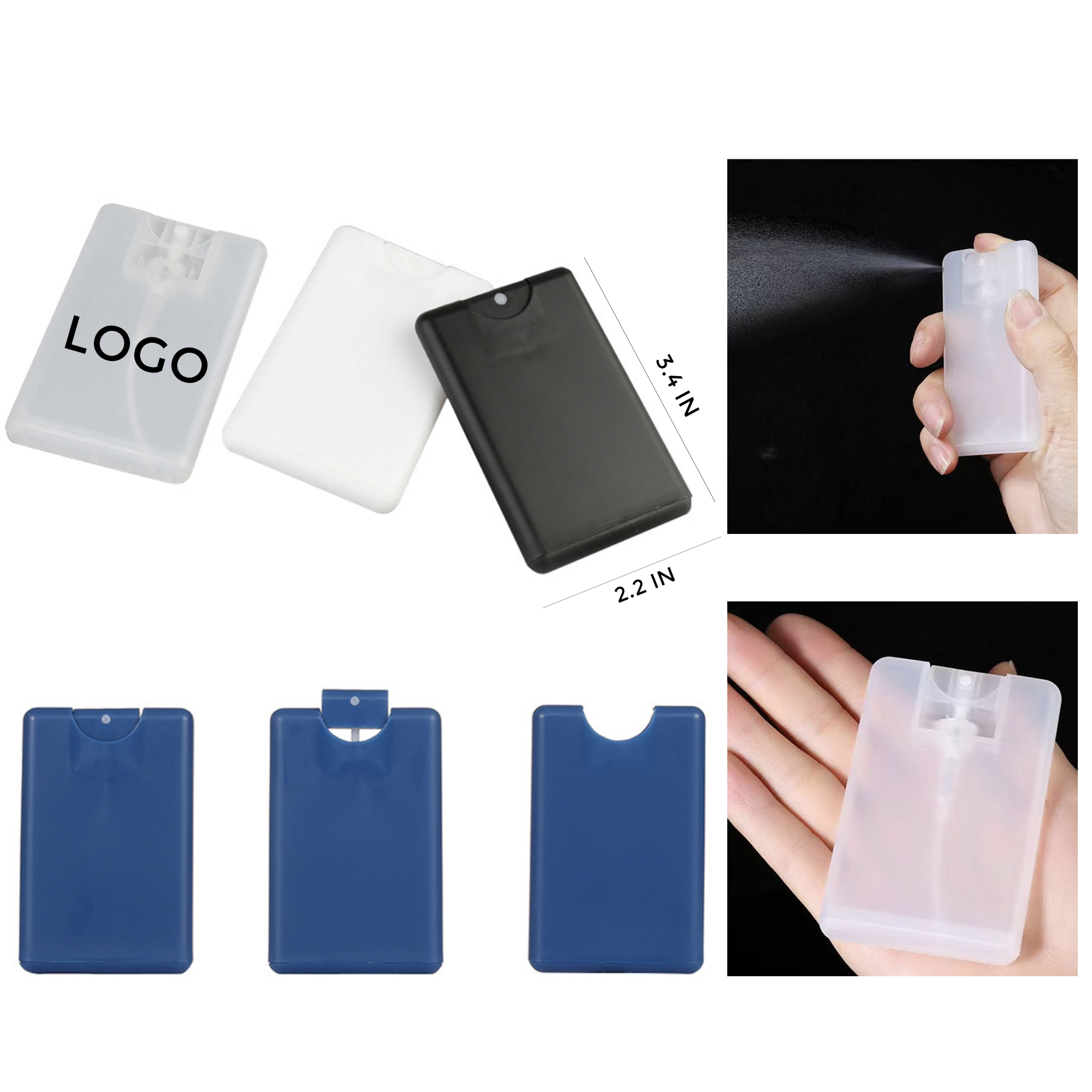 Portable Mini Credit Card Hand Sanitizer Spray 3