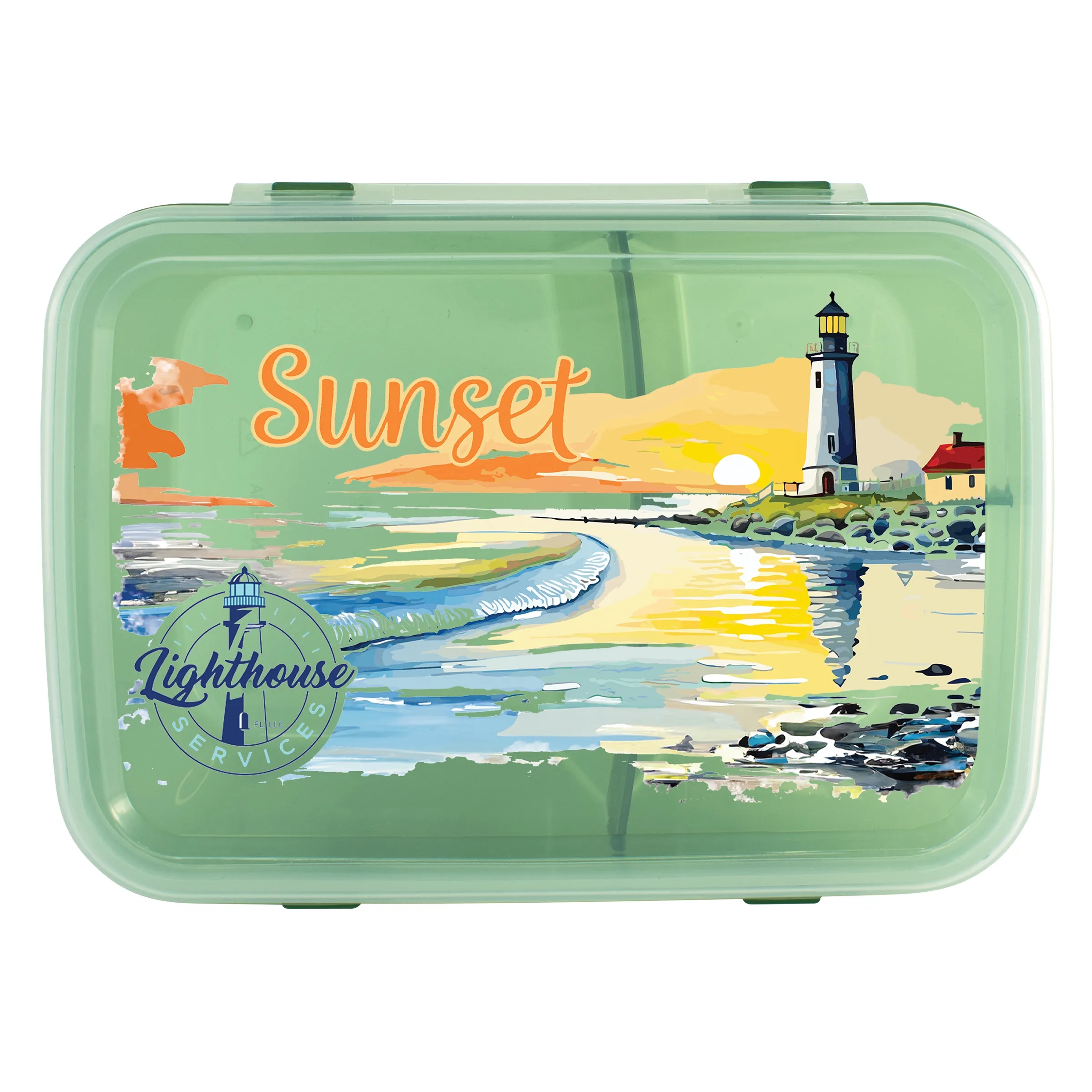 Full Color Translucent Lunch Container 14