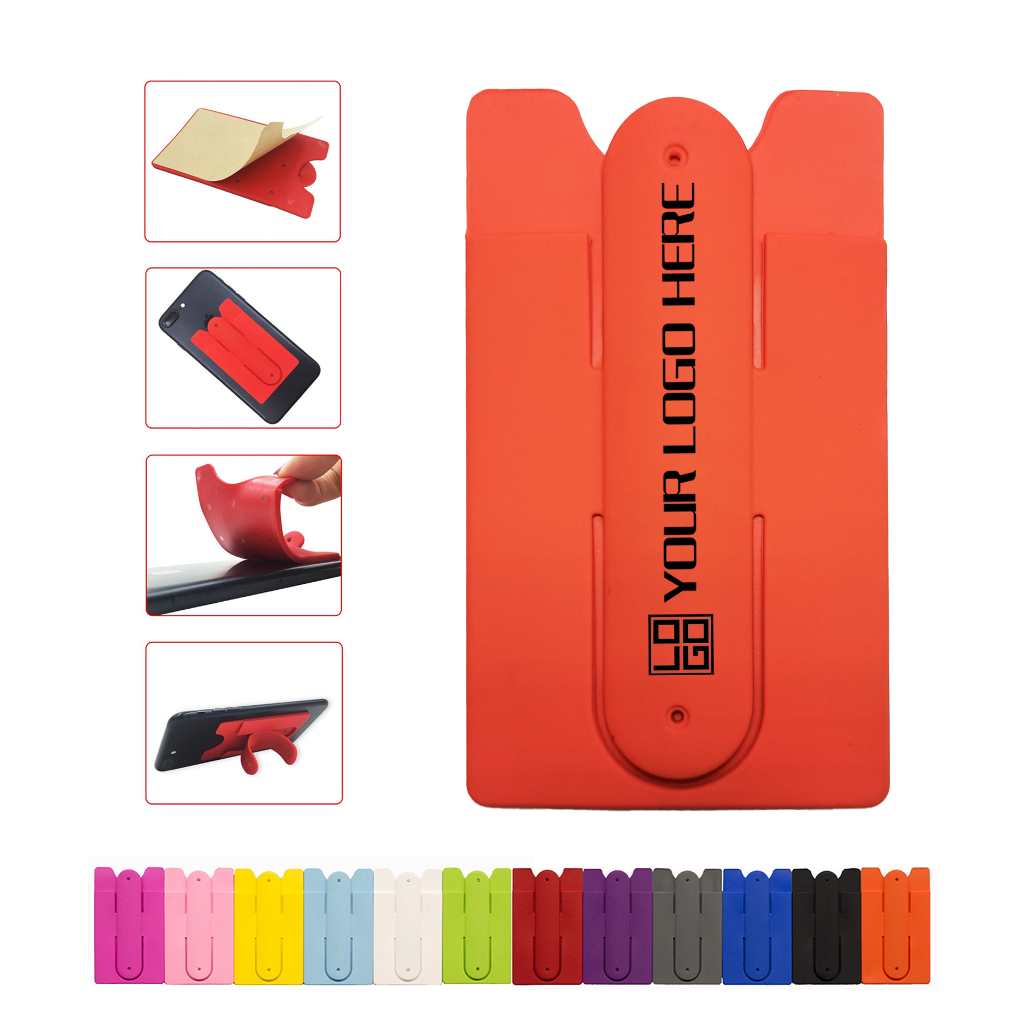 Silicone Phone Holder Card Stand