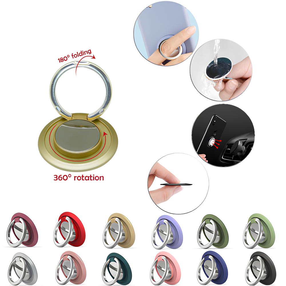 Rotating Cell Phone Grip Ring Stand