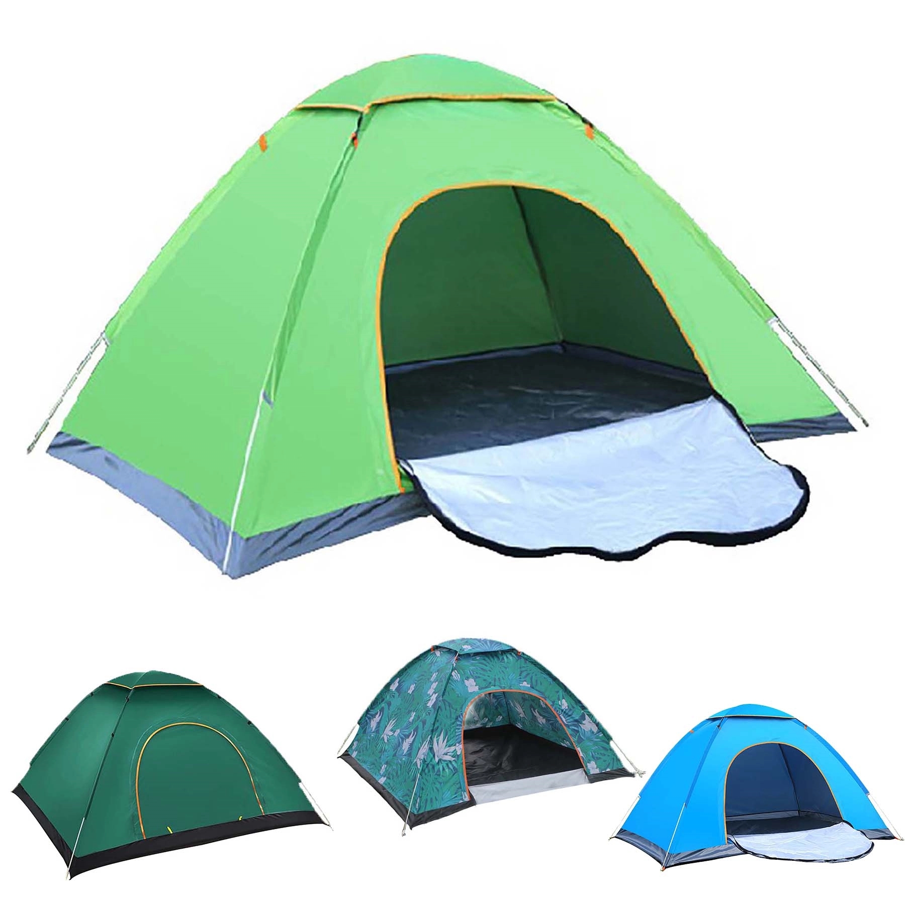 Polyester Picnic Hiking Camping Portable 2 person Tent 4