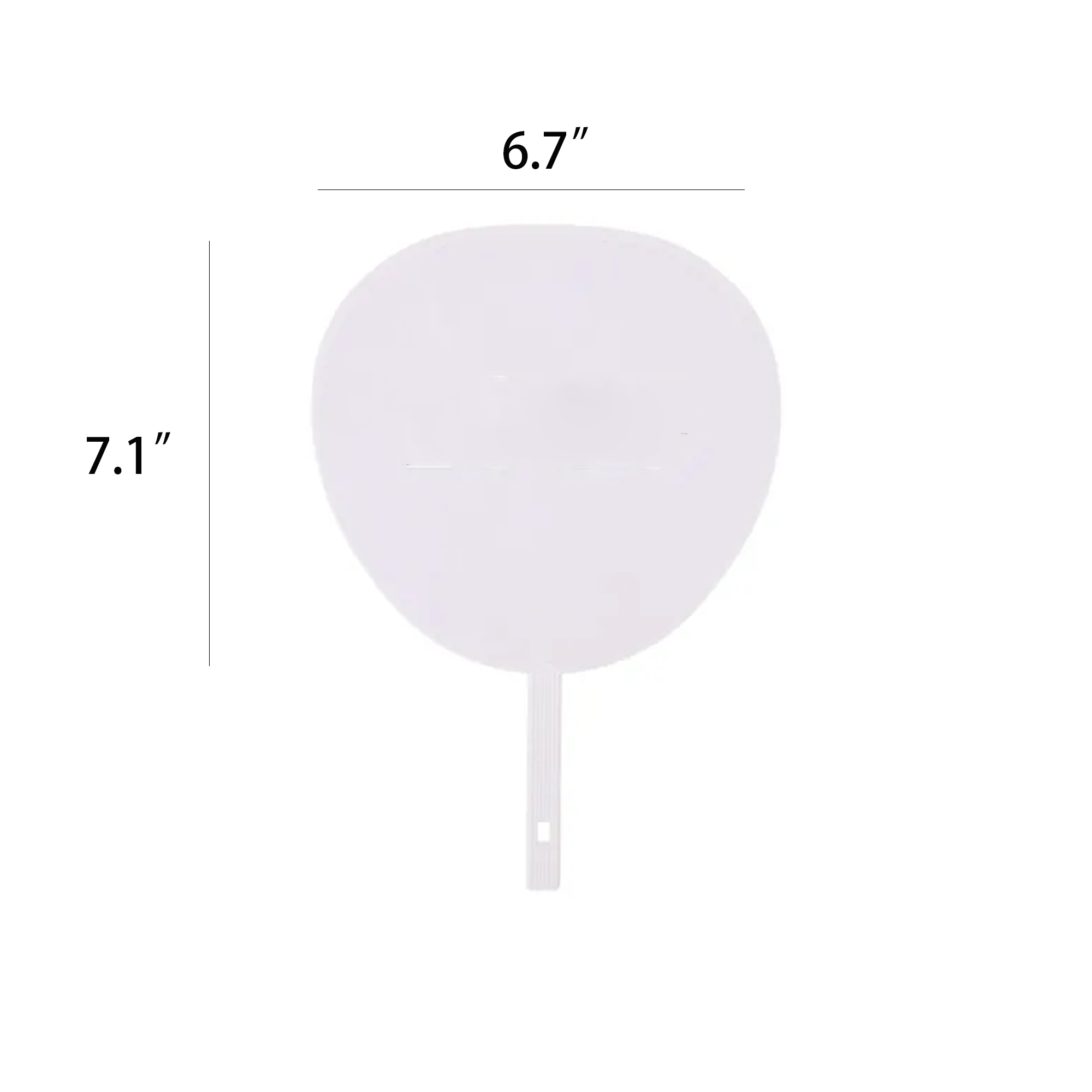 Customizable Plastic Advertising Fans MOQ 50pcs 5