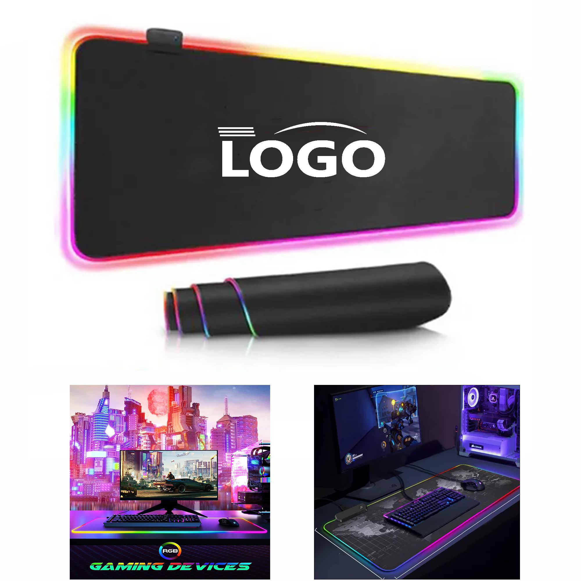 Luminous Mouse Pad MOQ 10pcs 3