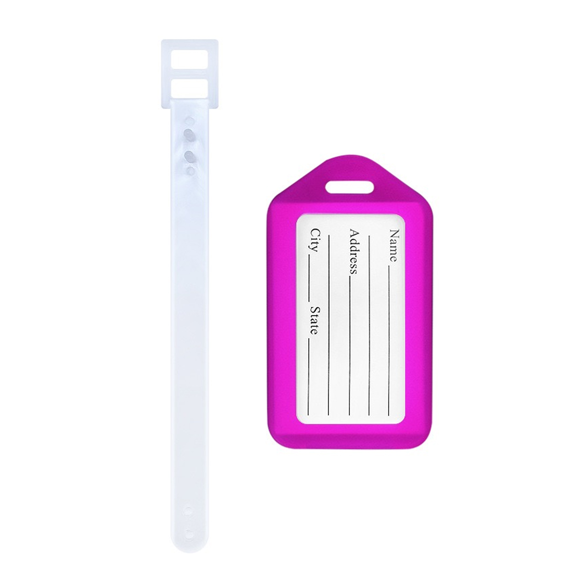 Plastic Luggage Tag with ID Card MOQ 20 13