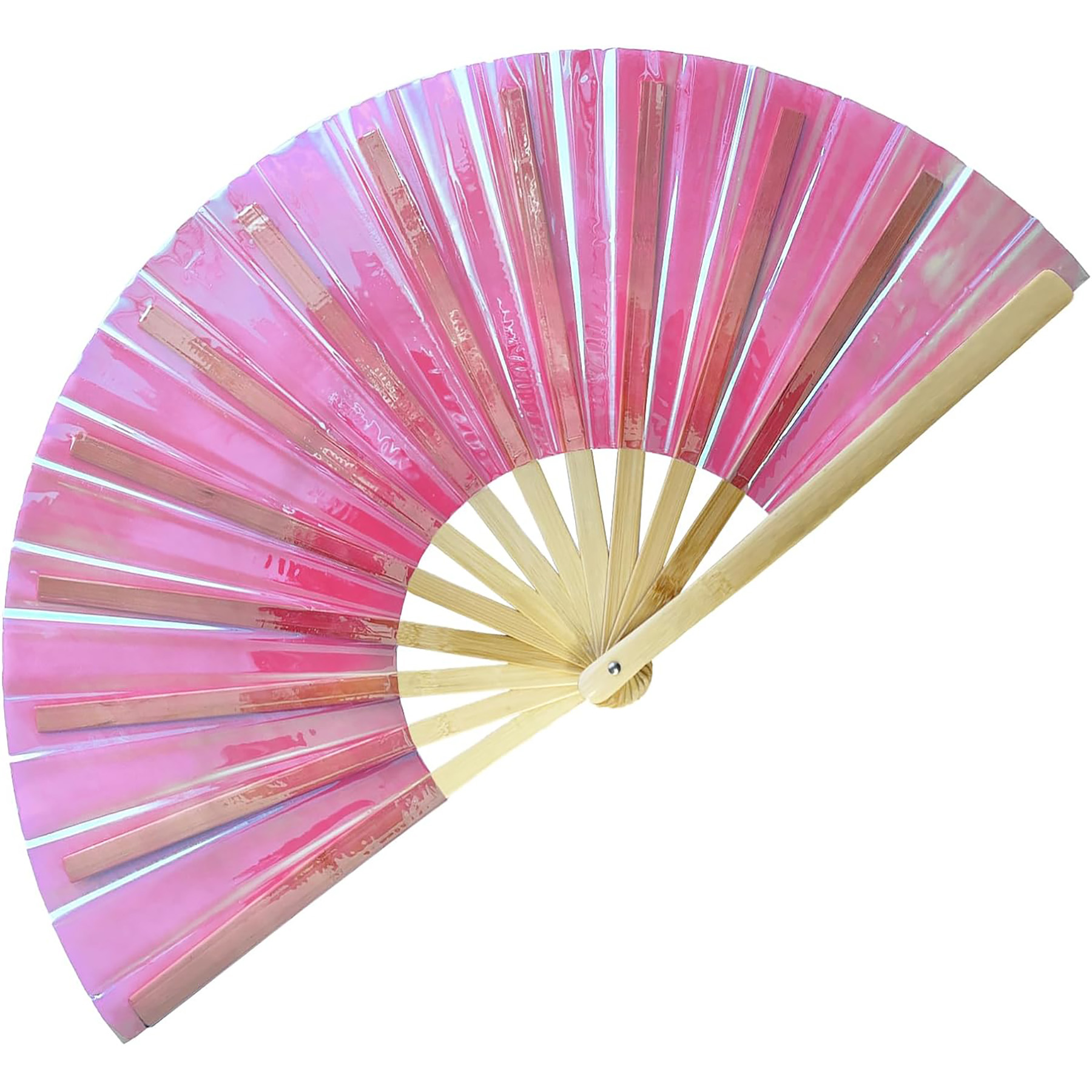 Large Folding Hand Rave Fan 4