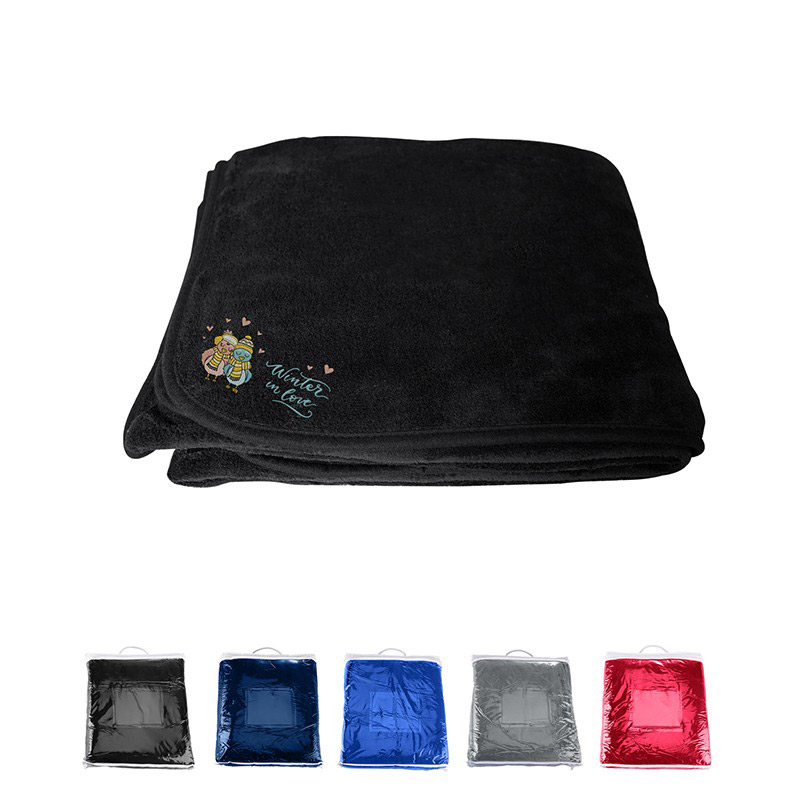 Chenille Micro Plush Fleece Blanket - Thumbnail 3